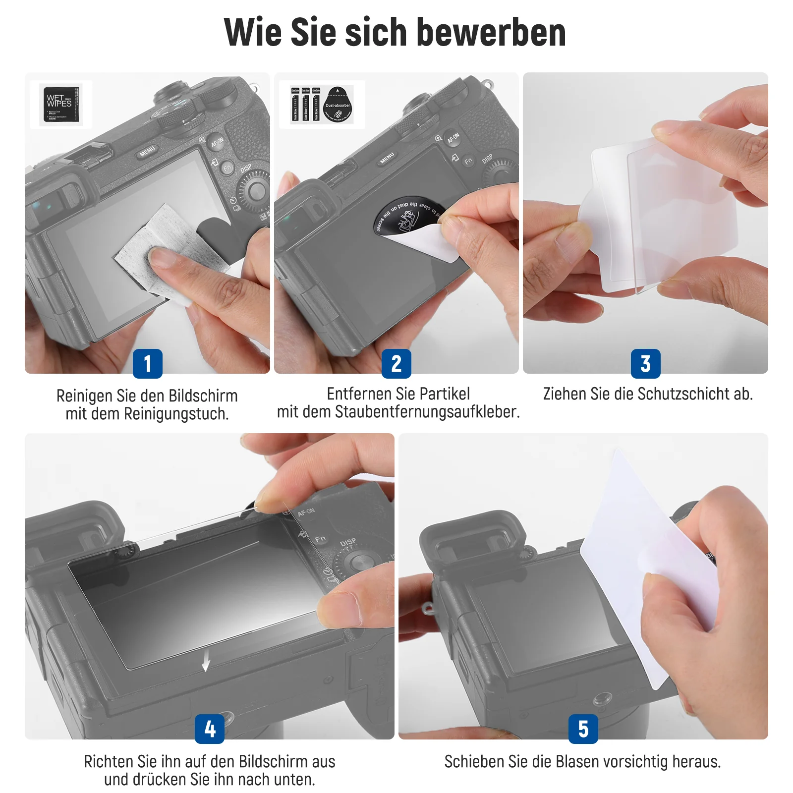NEEWER CA127 3" Kamera Displayschutz - Image 8