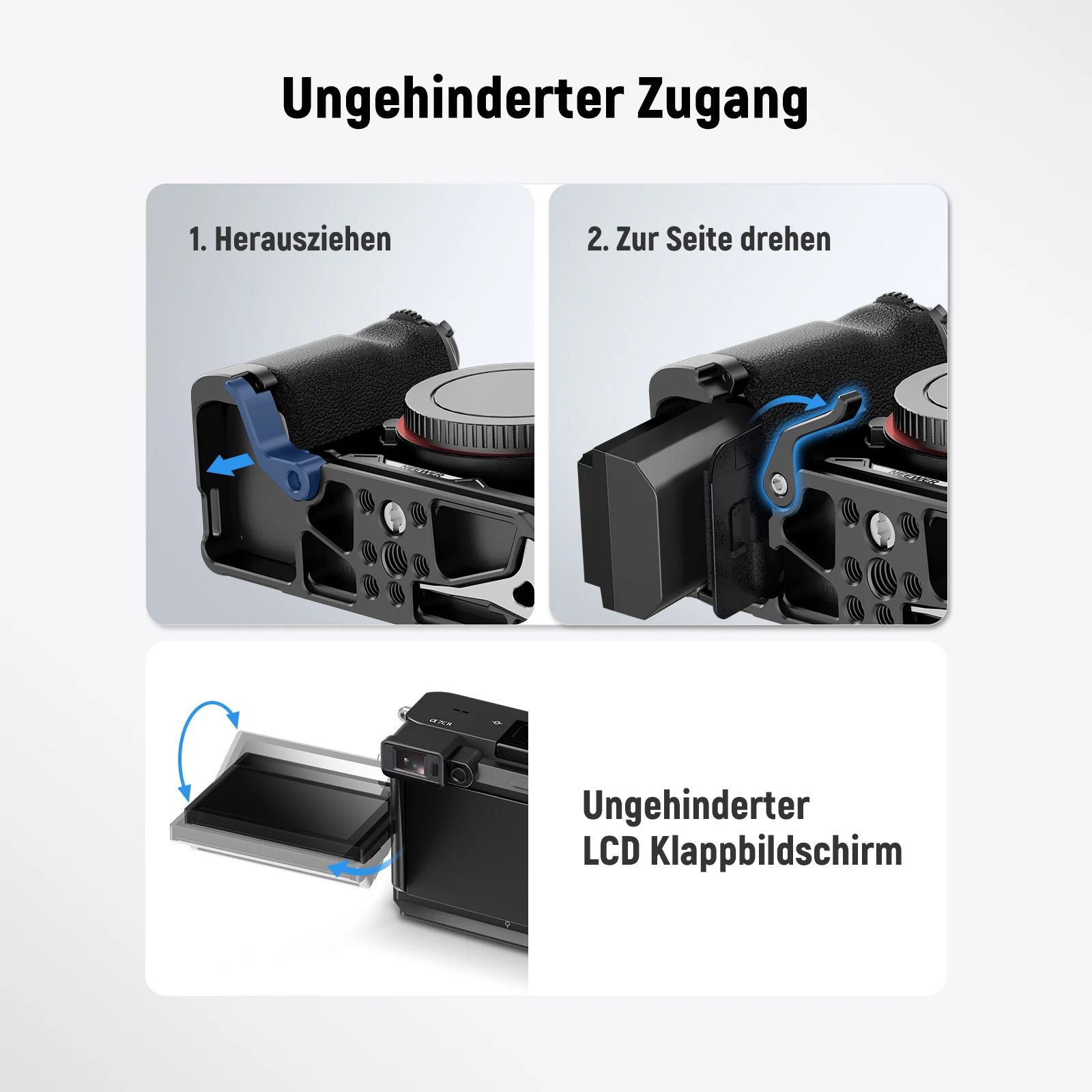 NEEWER CA131 Arca-Typ-Kamerabasisplatte für Sony a7C II/a7CR - Image 5