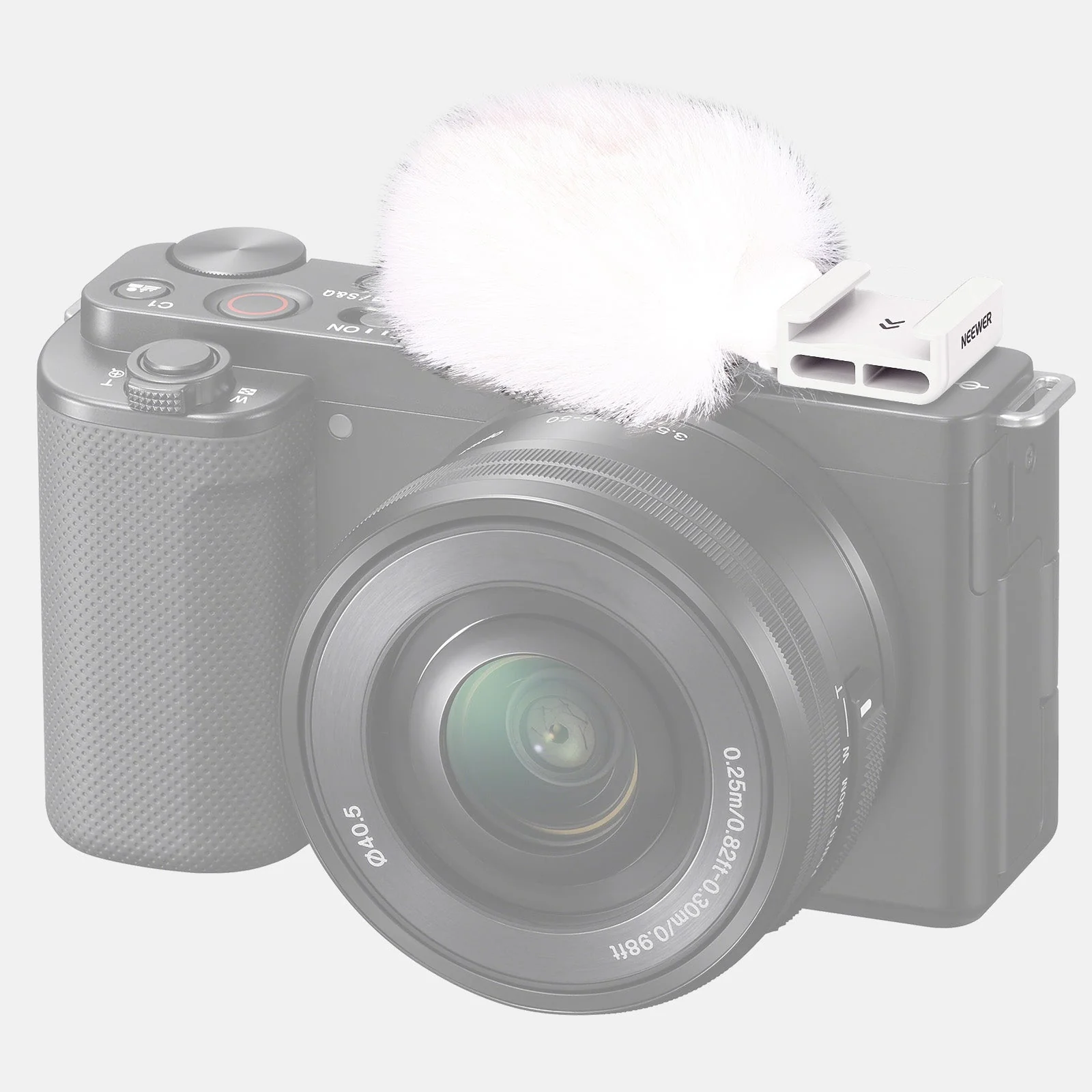 NEEWER CA133 Windschutz mit Cold Shoe Halterung für ZV-1F/ZV-E10/ZV-1/ZV-E1/ZV-1 II - Image 8