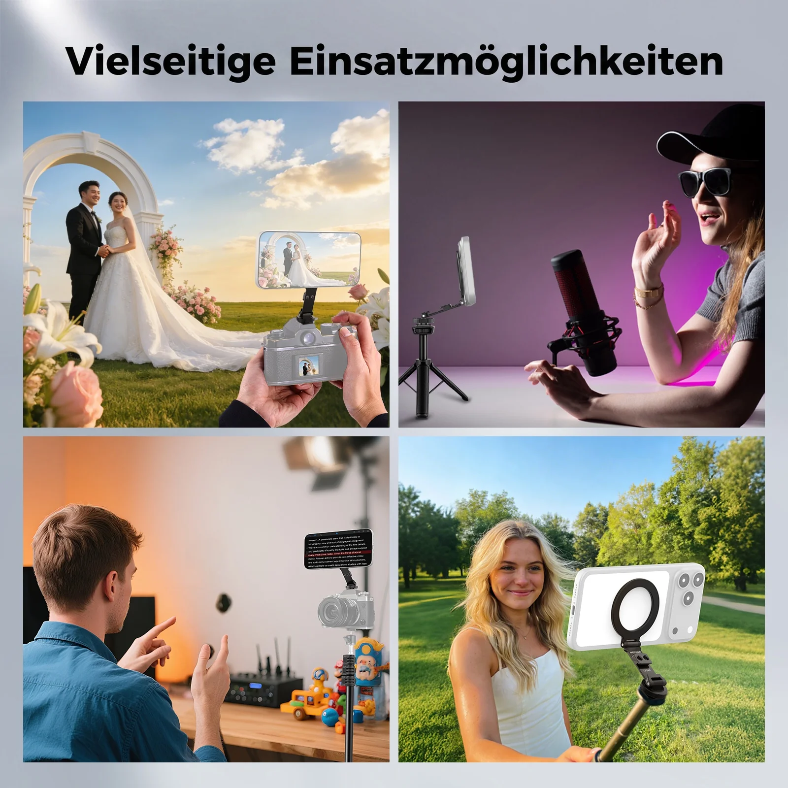 NEEWER CA163 Magnetische Handyhalterung - Image 7