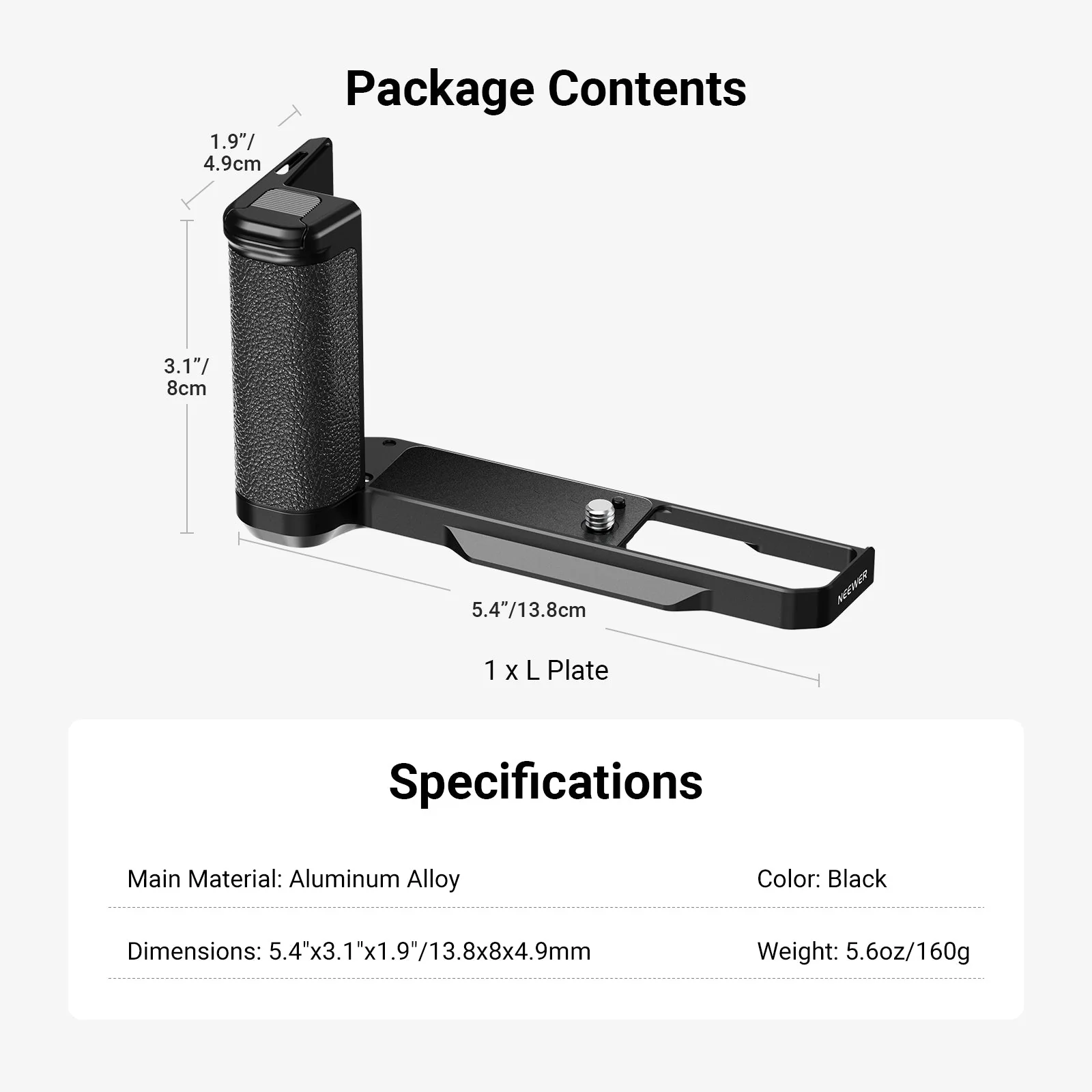 NEEWER CA170 L Halterung Montageplatte kompatibel mit Sigma BF - Image 8
