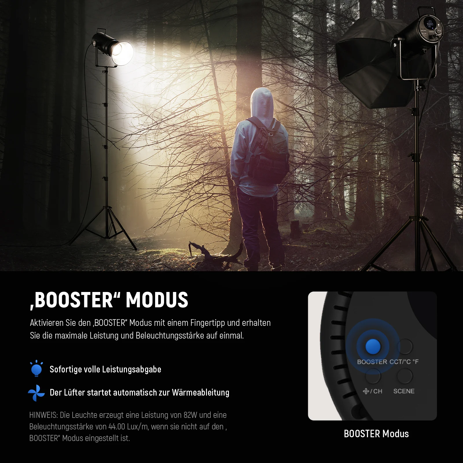 NEEWER CB300B 320W LED Videoleuchte mit 2,4G/APP Fernbedienung - Image 3