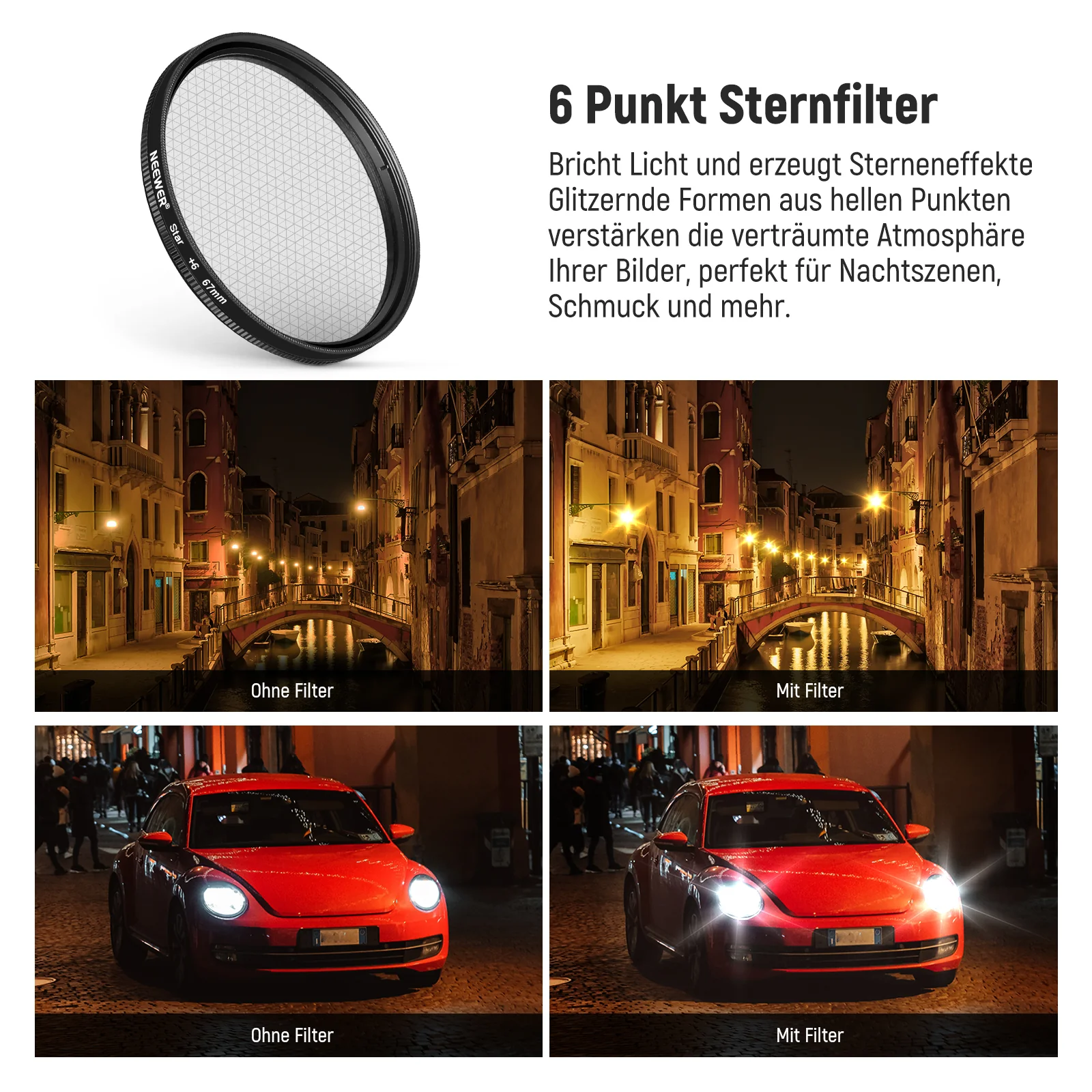 NEEWER Clip on 67mm Handy ND Filter Set - Image 4