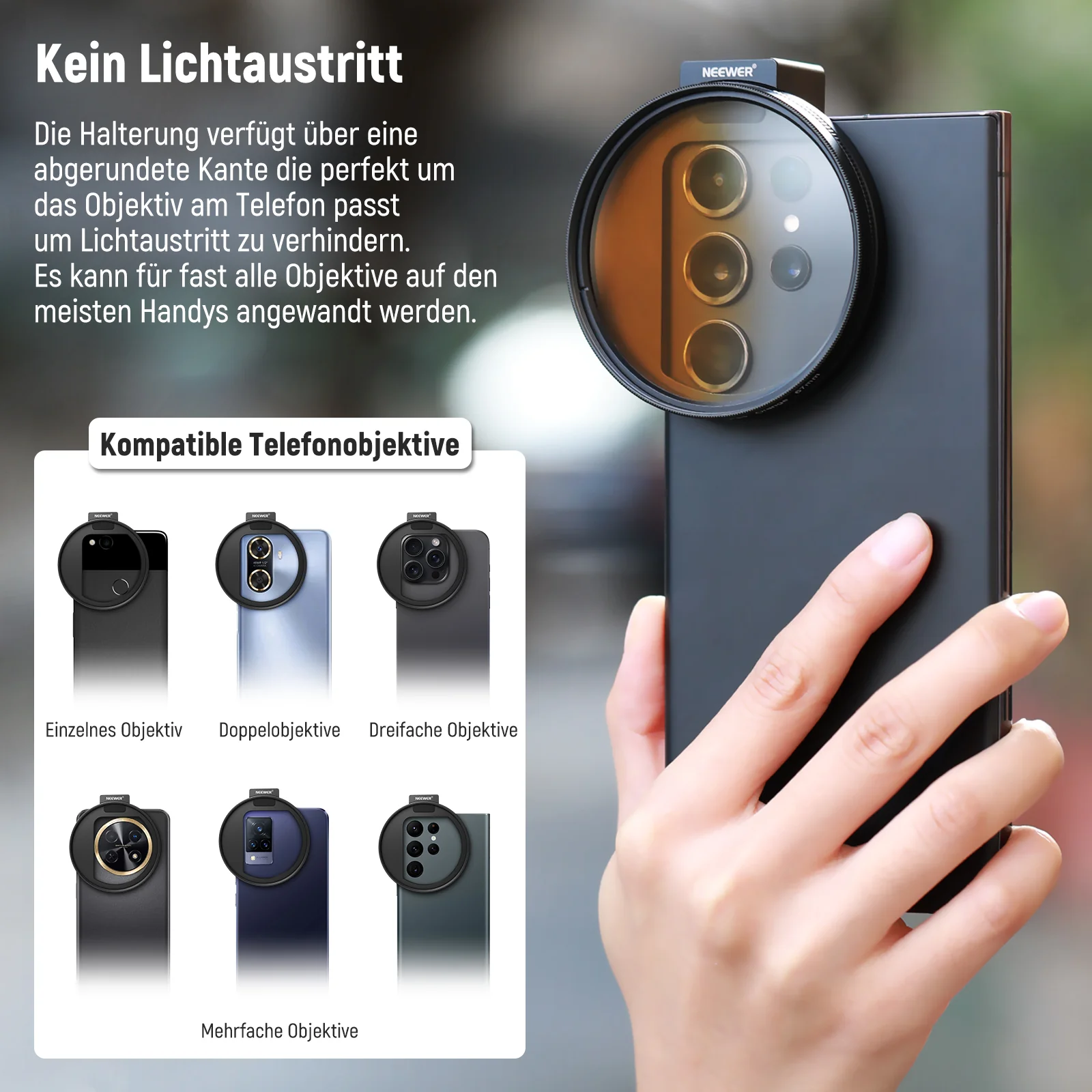 NEEWER Clip on 67mm Handy ND Filter Set - Image 5