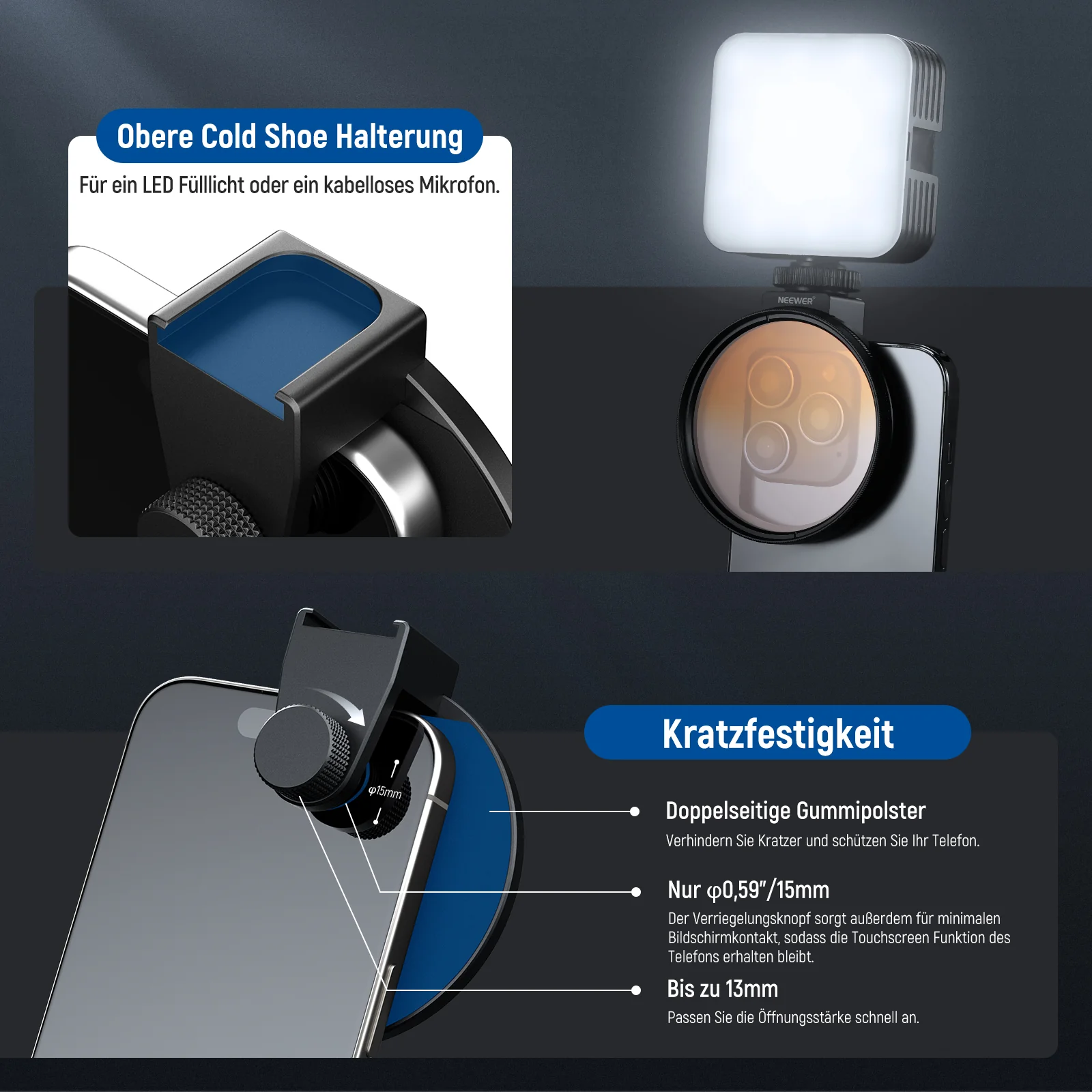 NEEWER Clip on 67mm Handy ND Filter Set - Image 7