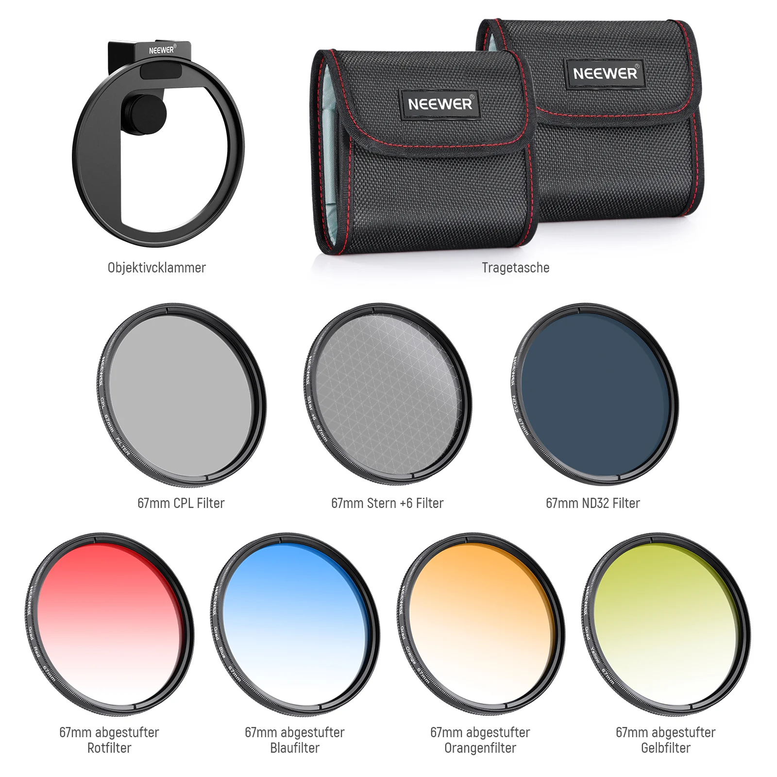 NEEWER Clip on 67mm Handy ND Filter Set - Image 9