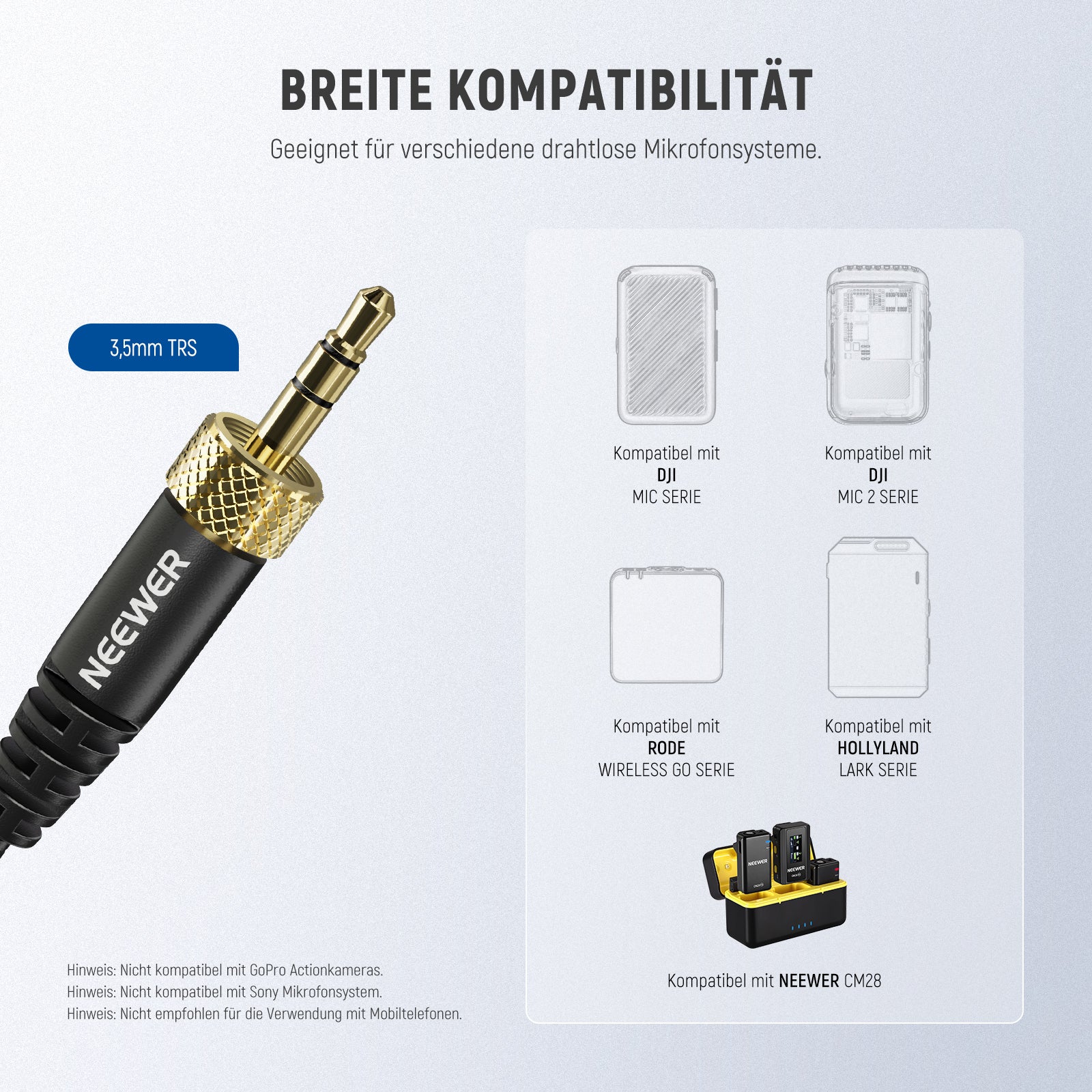 NEEWER CM7 3,5 mm TRS omnidirektionales Kondensatormikrofon - Image 12