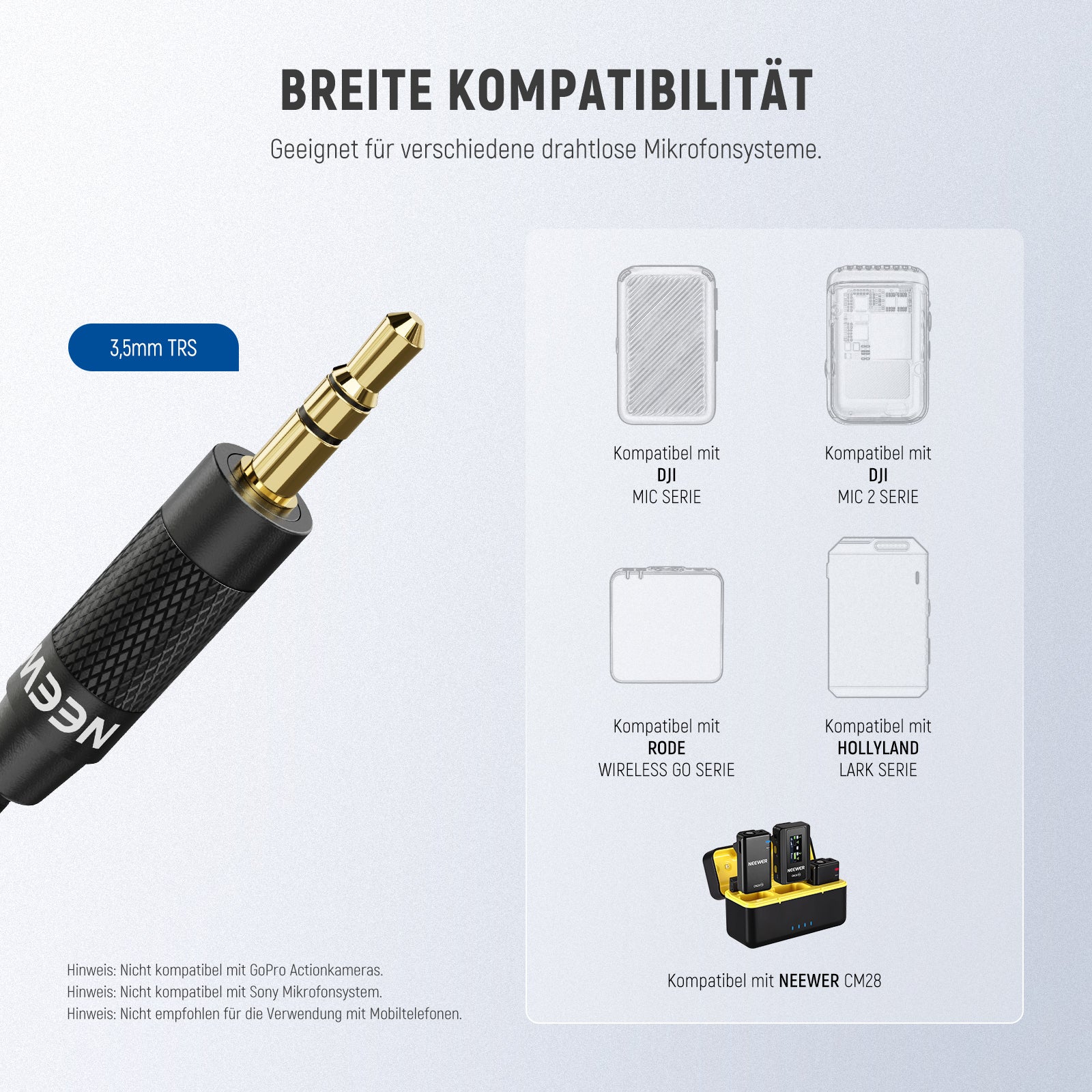 NEEWER CM7 3,5 mm TRS omnidirektionales Kondensatormikrofon - Image 3