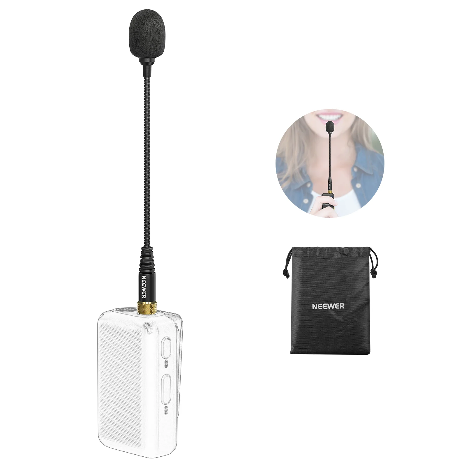 NEEWER CM7 3,5 mm TRS omnidirektionales Kondensatormikrofon - Image 9