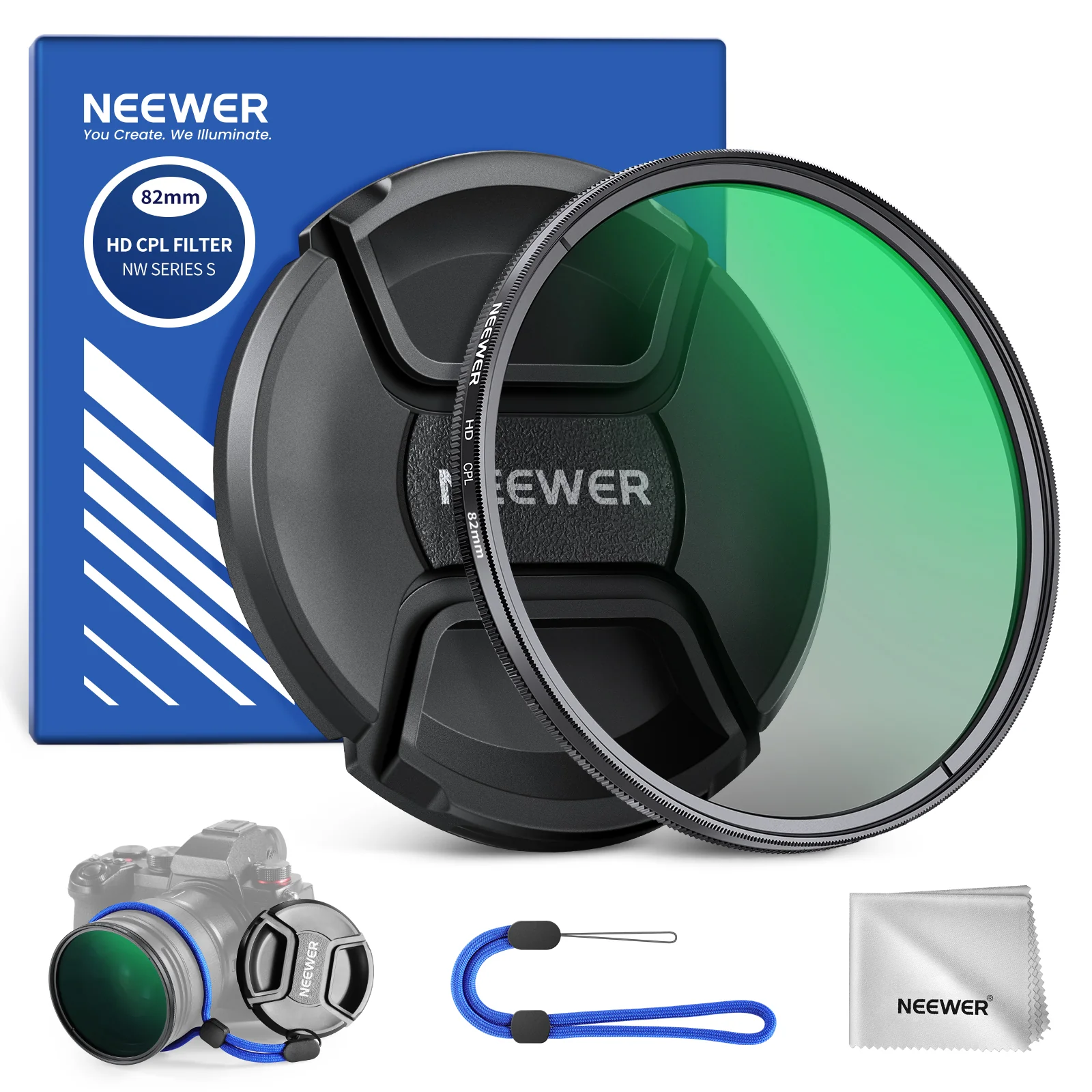 NEEWER CPL Filter mit Objektivdeckel