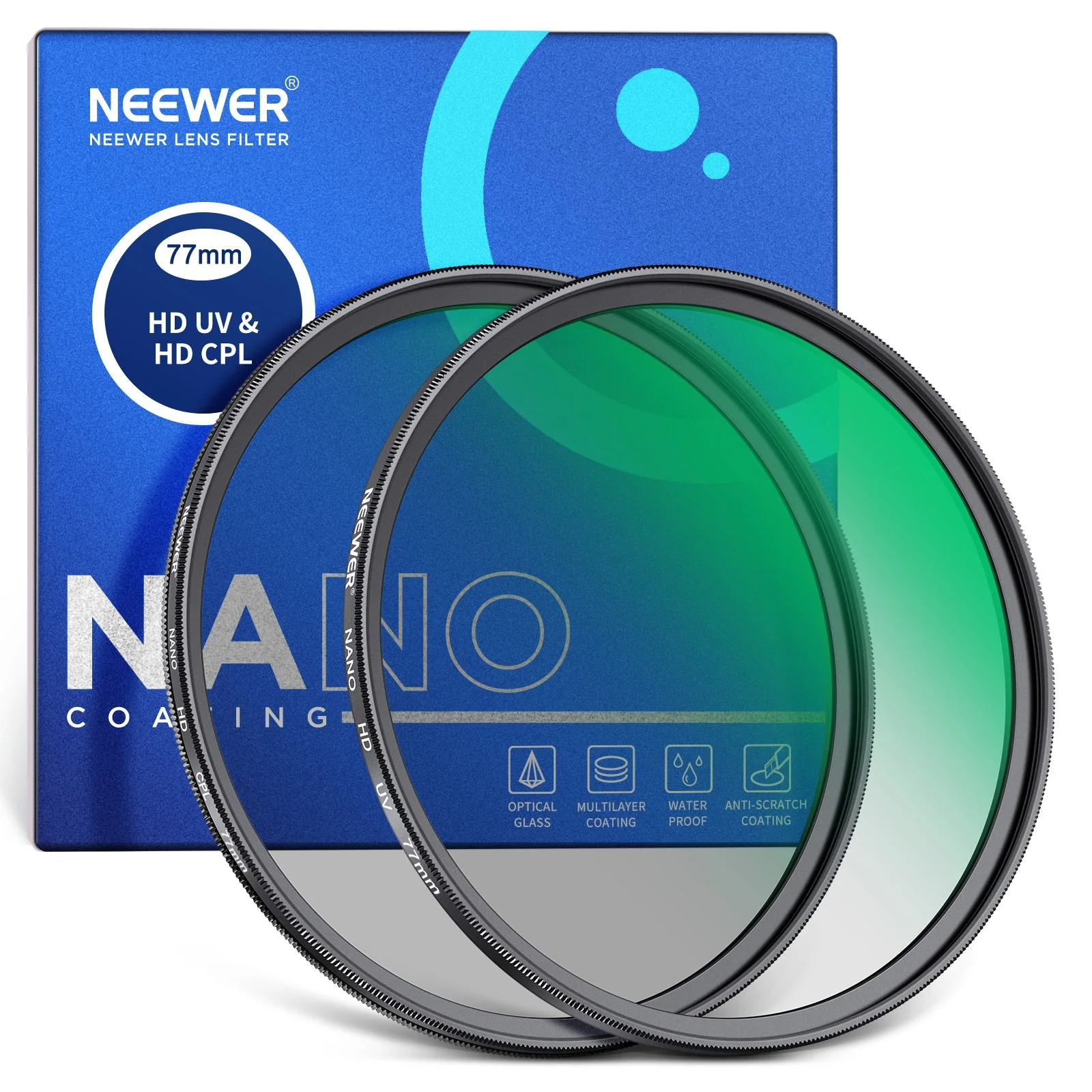 NEEWER CPL & UV Objektiv-Filter Set