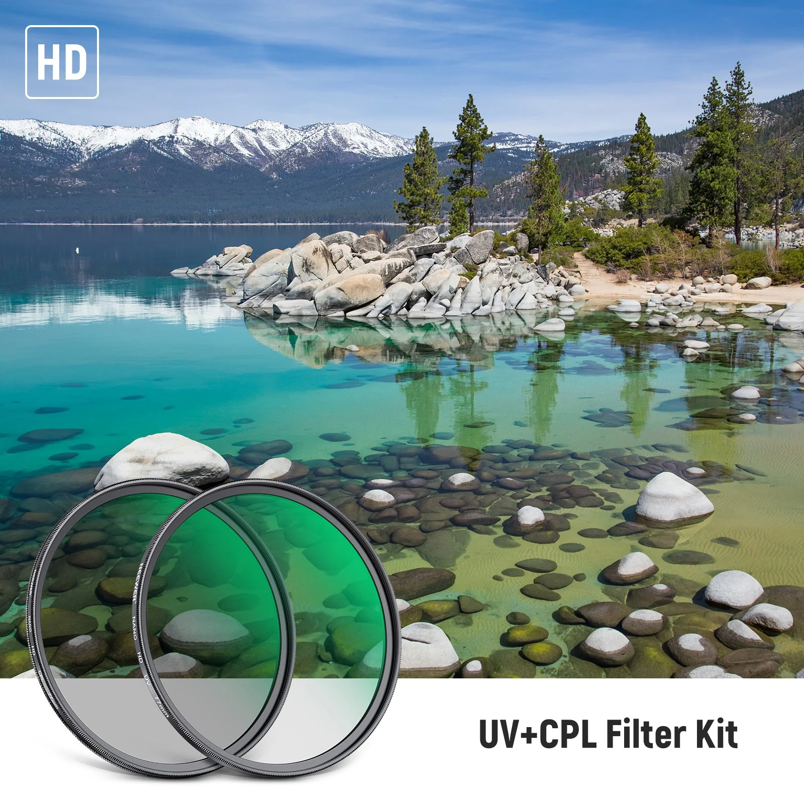 NEEWER CPL & UV Objektiv-Filter Set - Image 2