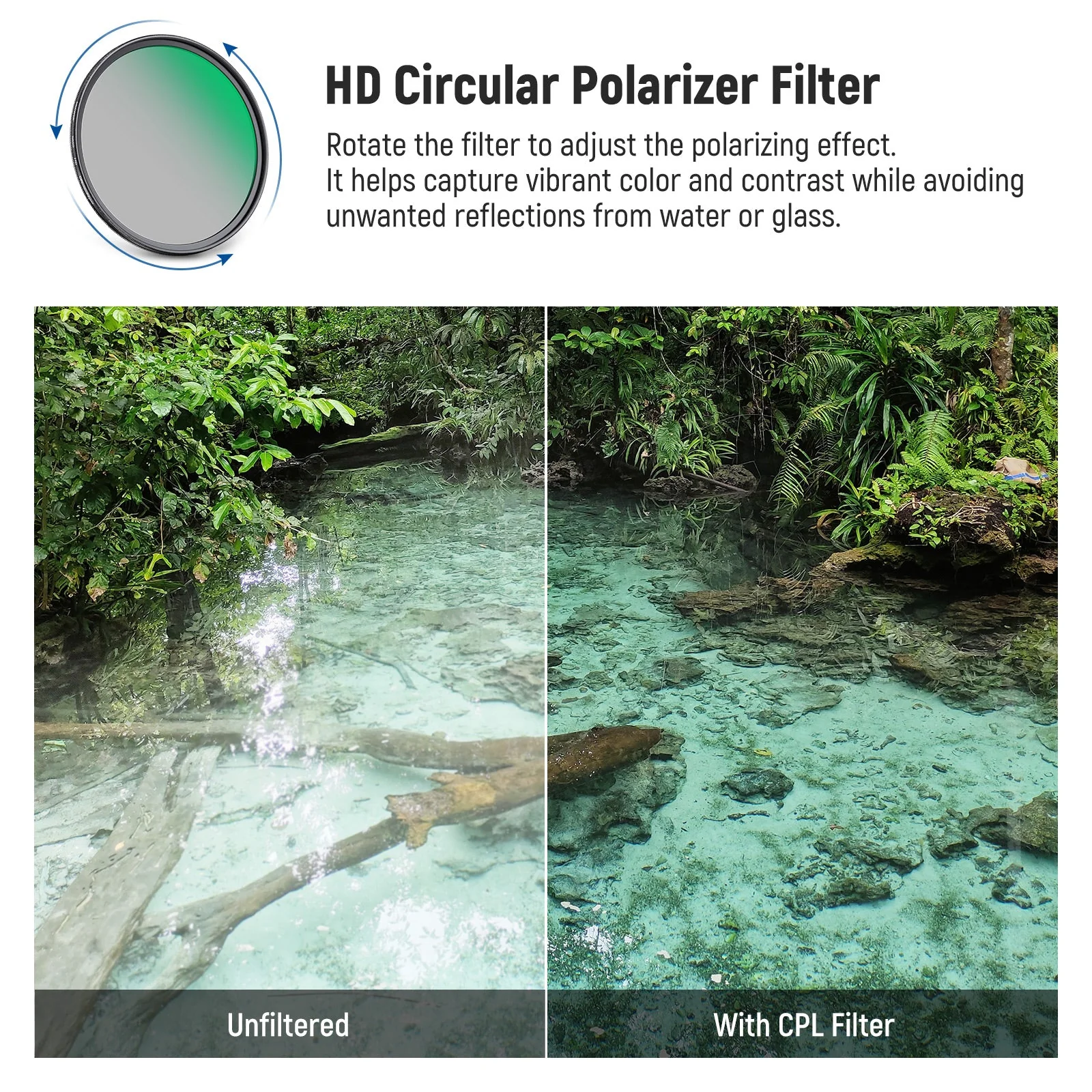 NEEWER CPL & UV Objektiv-Filter Set - Image 3