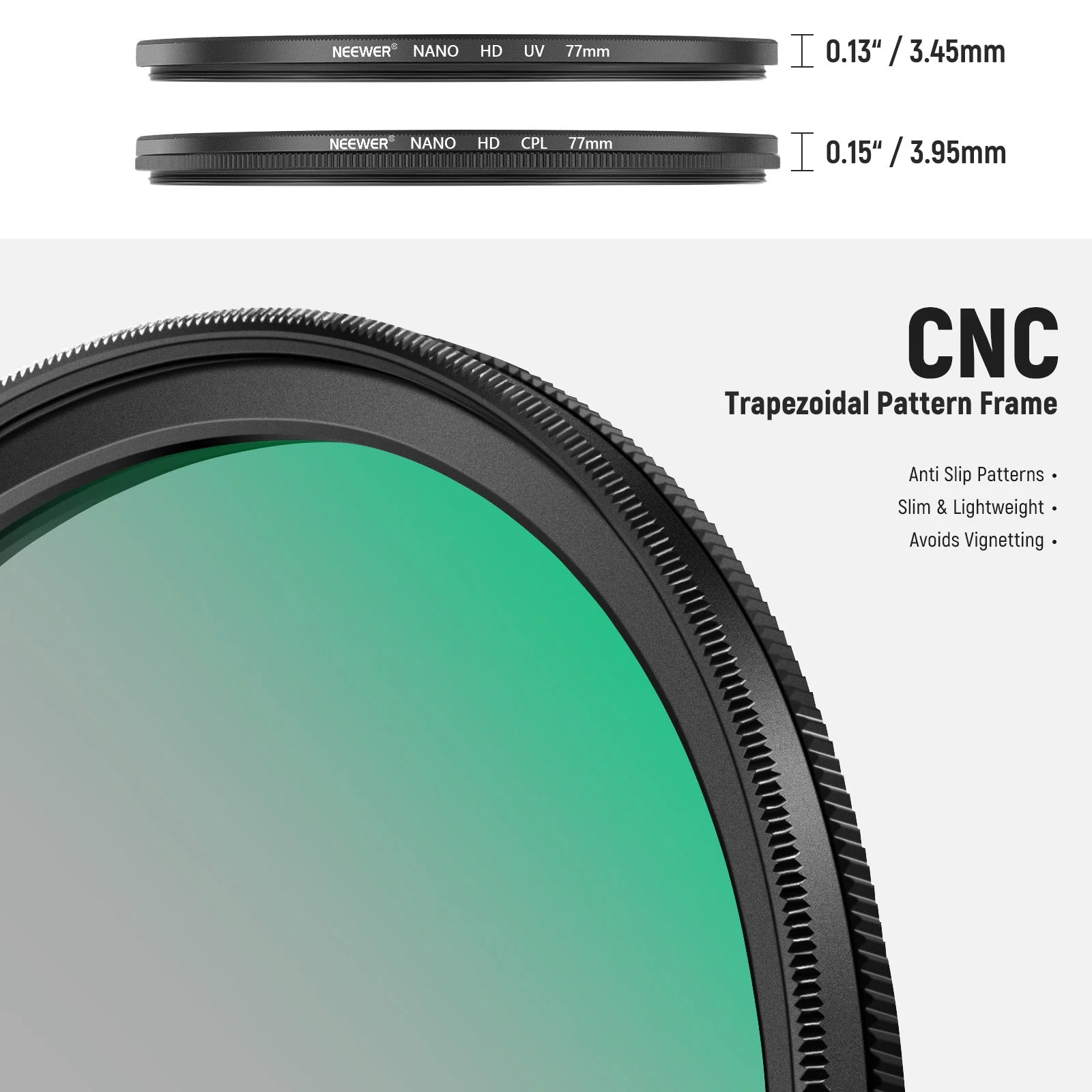 NEEWER CPL & UV Objektiv-Filter Set - Image 7