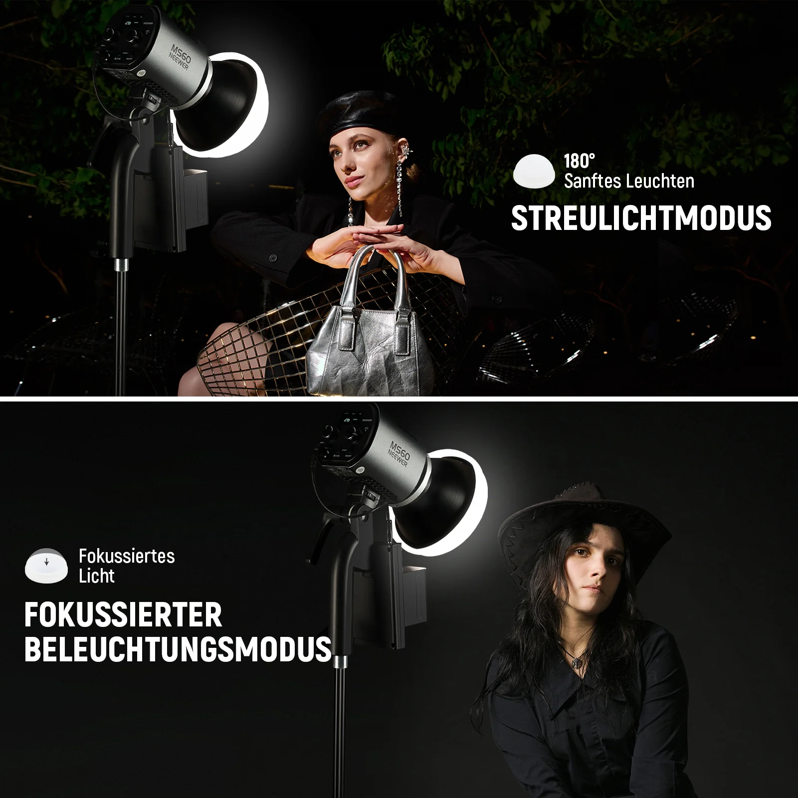 NEEWER CRS8 Licht Diffusor Dome für MS60/150 Videoleuchten - Image 4