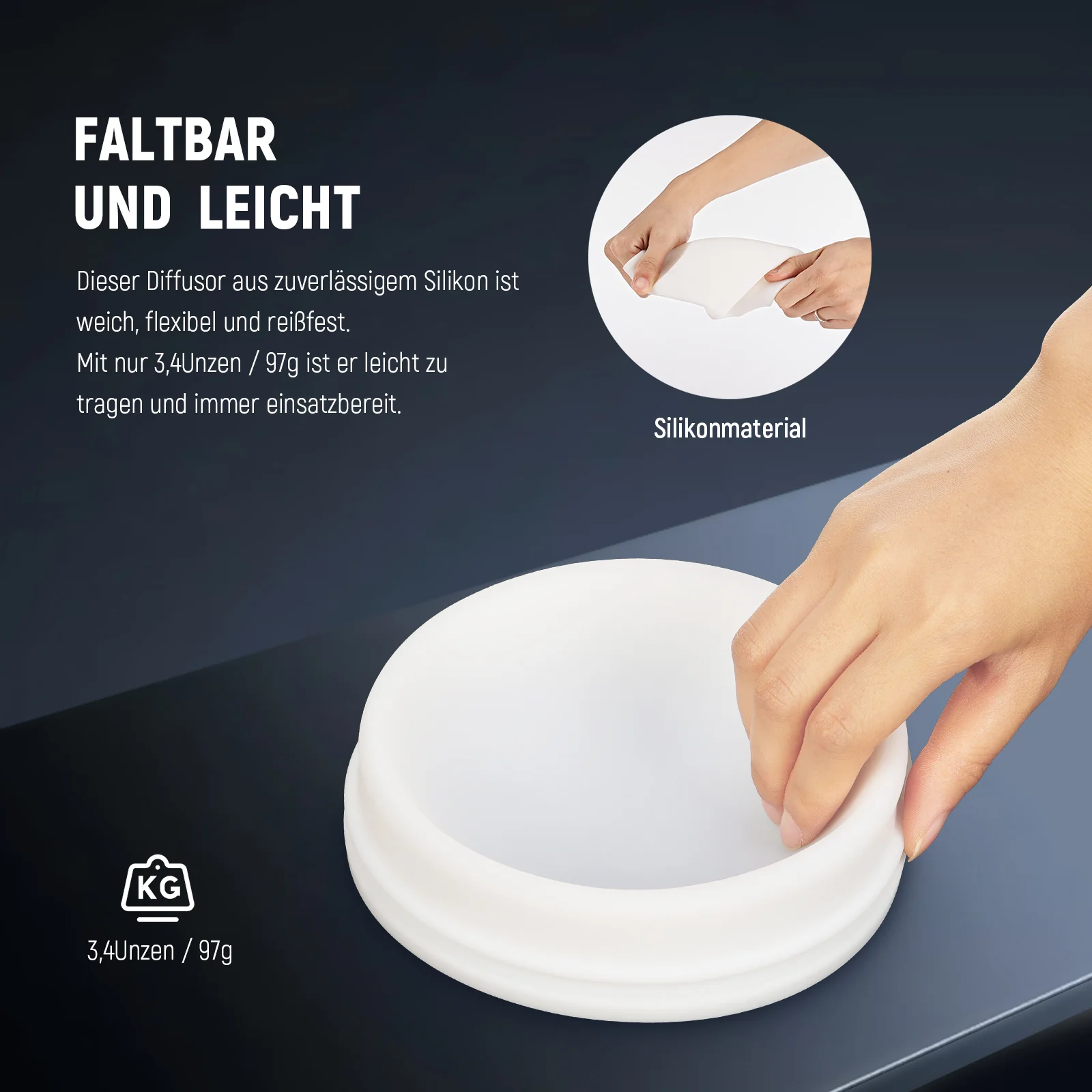 NEEWER CRS8 Licht Diffusor Dome für MS60/150 Videoleuchten - Image 5
