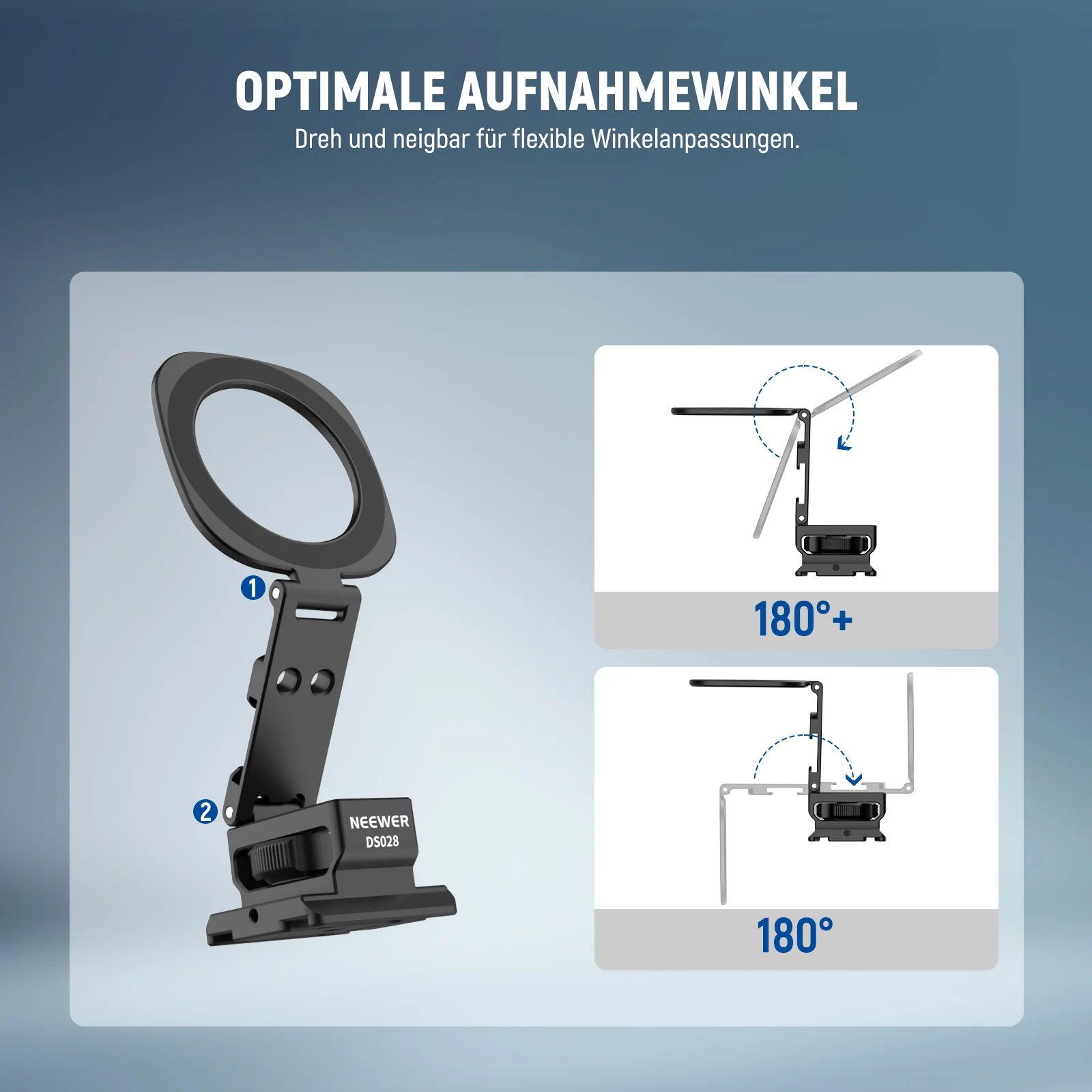 NEEWER DS028 Magnetische Smartphone-Halterung mit Arca-Platte - Image 3