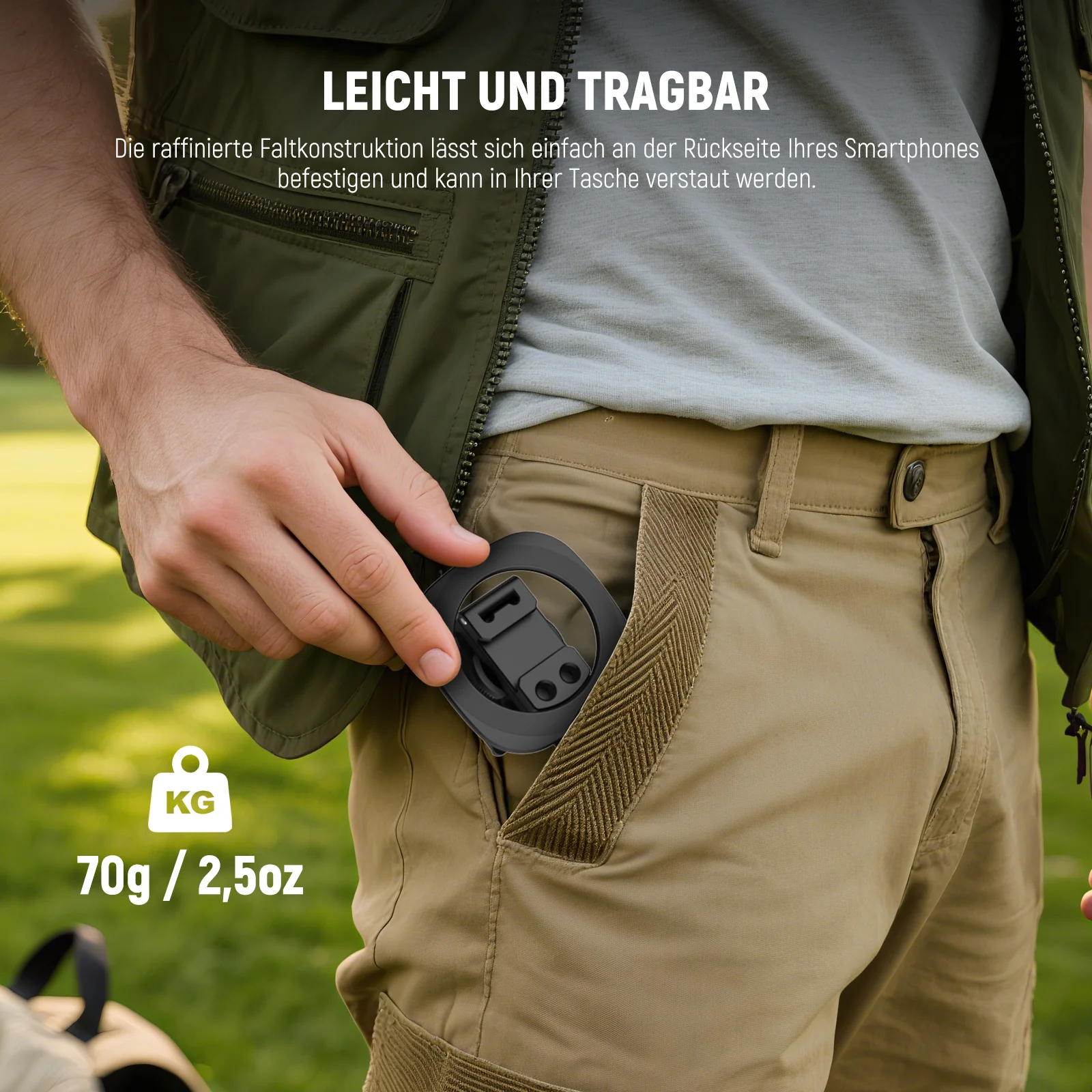 NEEWER DS028 Magnetische Smartphone-Halterung mit Arca-Platte - Image 6