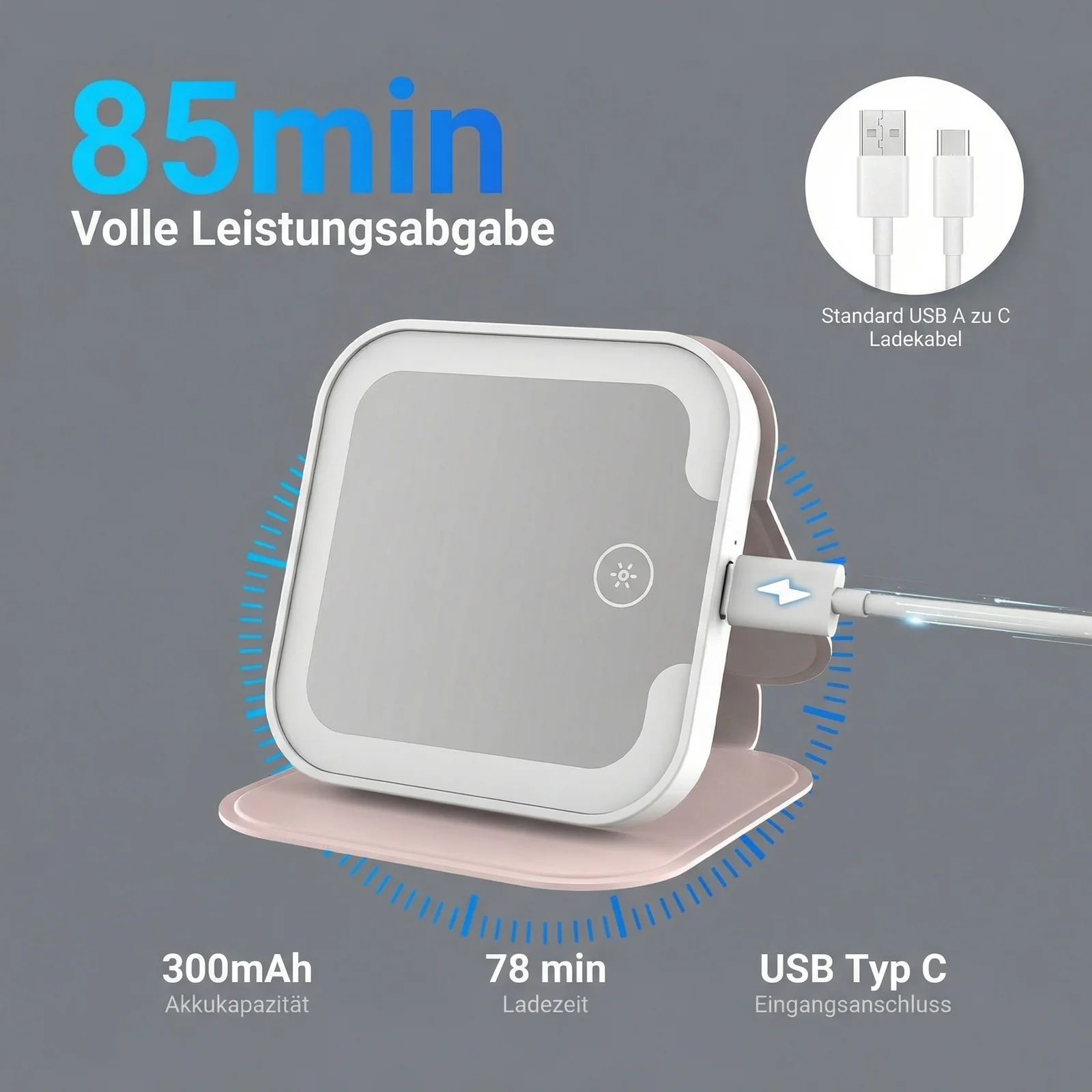 NEEWER ENTRY LEVEL VERSION N26/N27 Beleuchteter LED Reiseschminkspiegel - Image 3