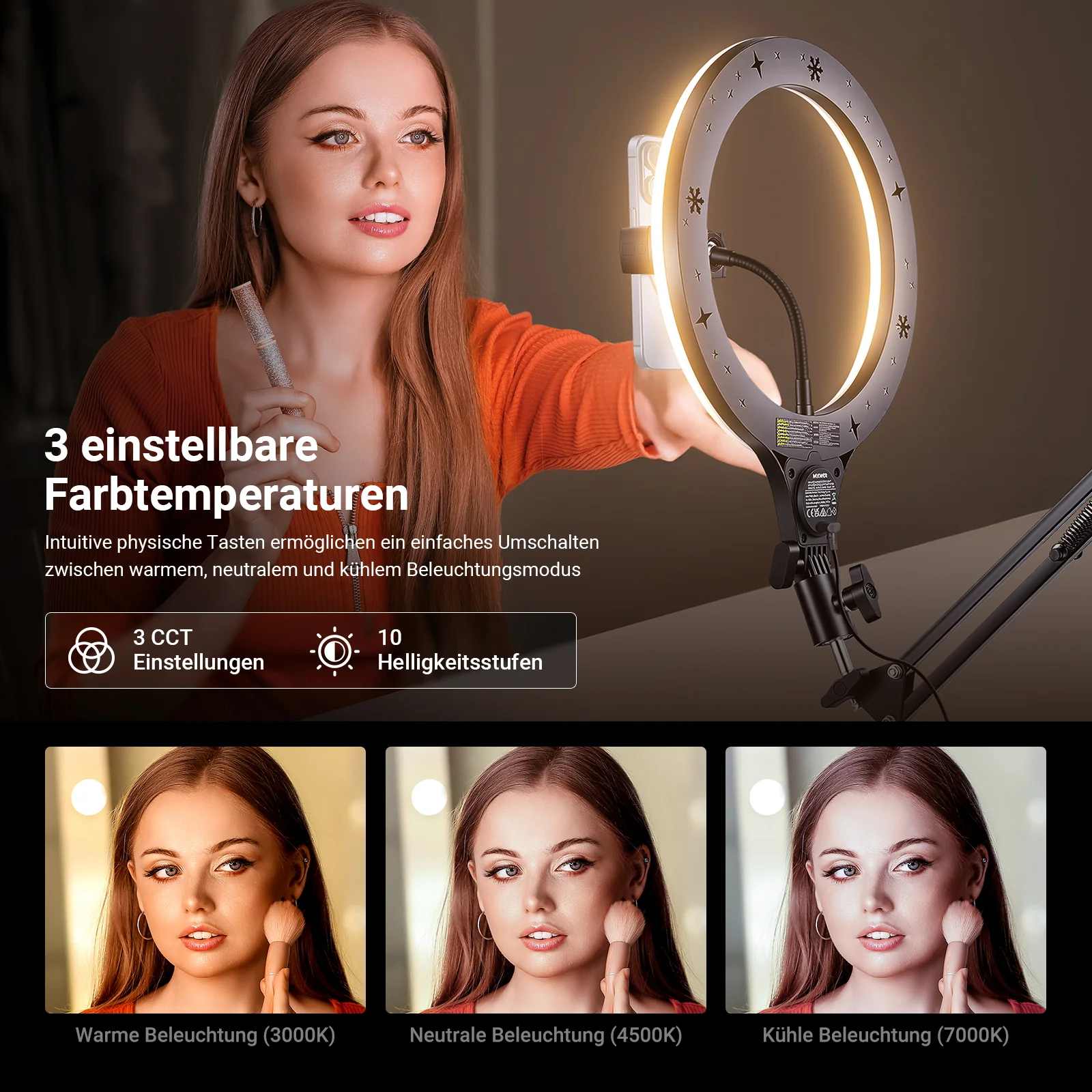 NEEWER ENTRY LEVEL VERSION N31 Ringlicht mit Tischstativ - Image 3