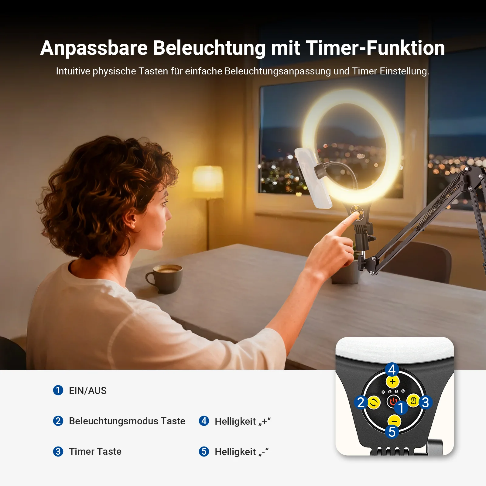 NEEWER ENTRY LEVEL VERSION N31 Ringlicht mit Tischstativ - Image 6