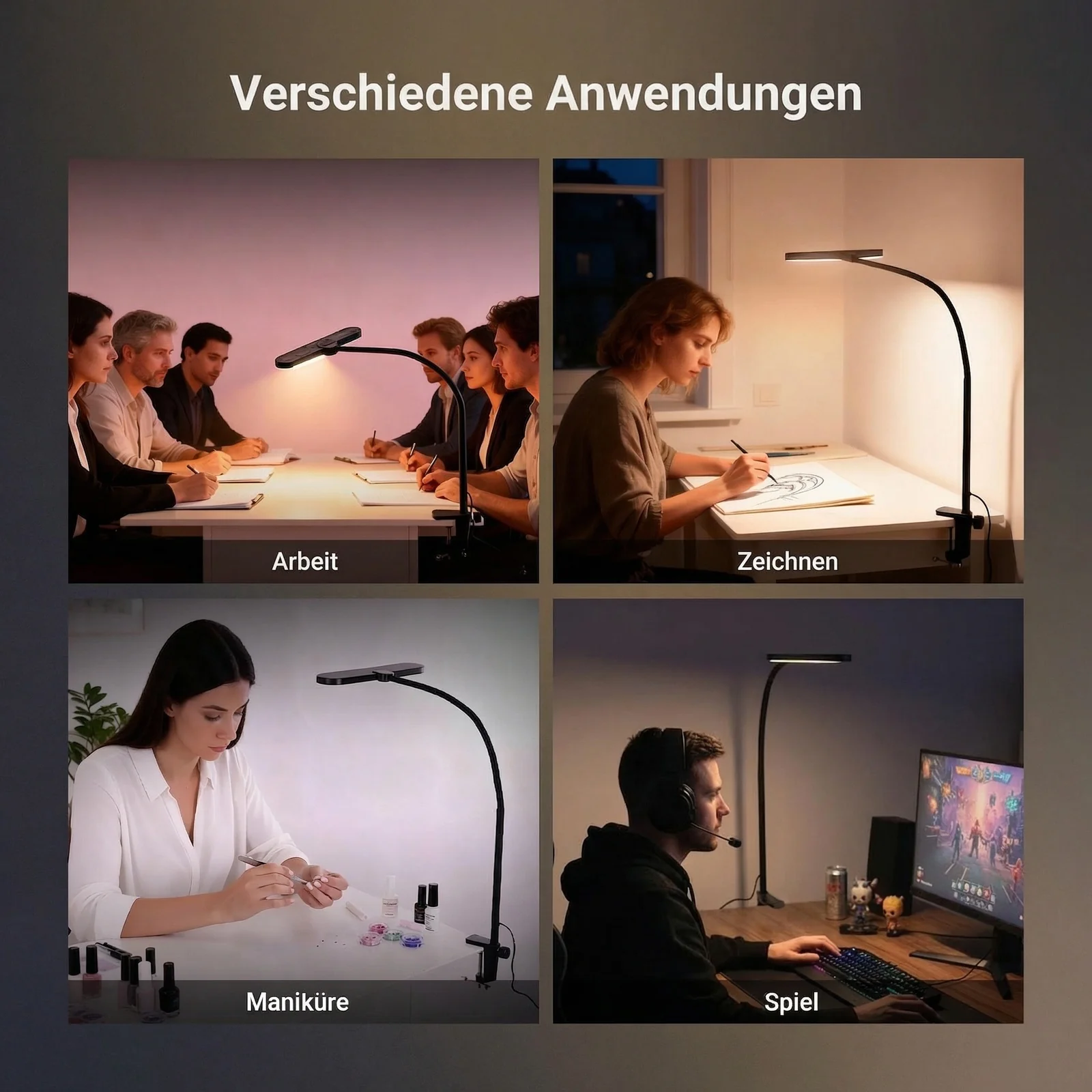 NEEWER ENTRY LEVEL VERSION N33 10W Tischleuchte mit Klemme - Image 8