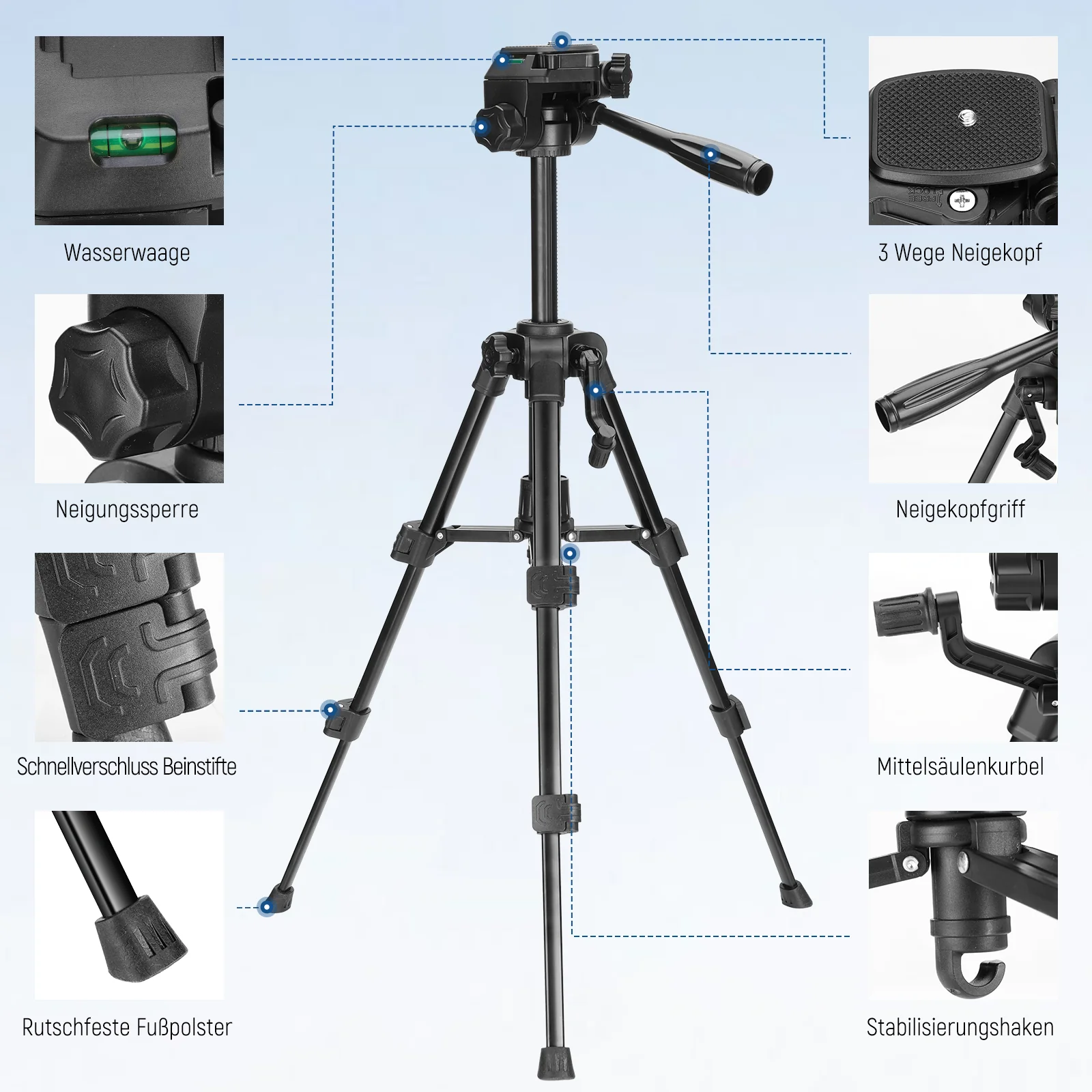 NEEWER ENTRY LEVEL VERSION TP52 Mini Tischstativ - Image 7