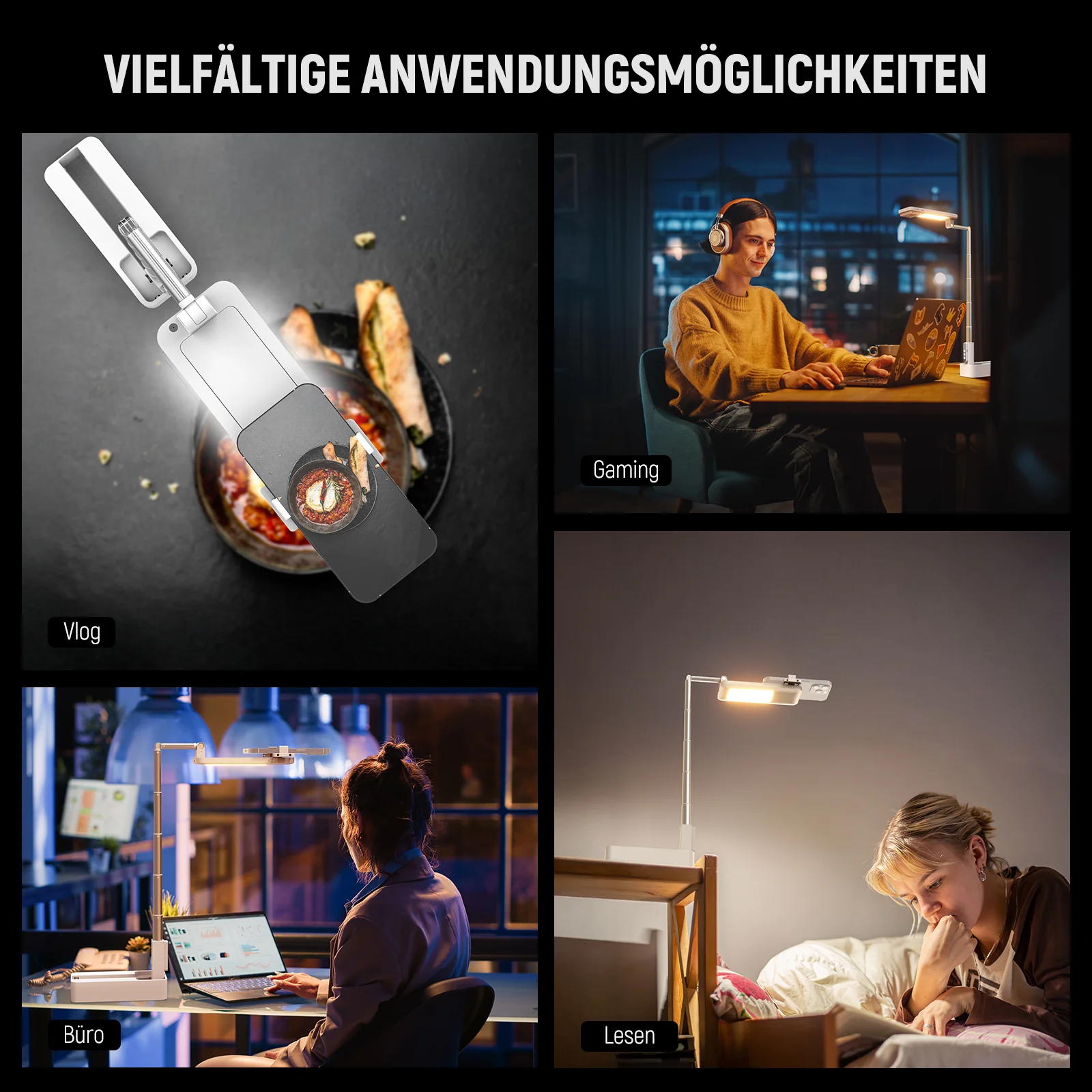 NEEWER ENTRY LEVEL VERSION V10 Tisch Ständer mit LED Licht/Fernbedienung/Handyhalterung - Image 8