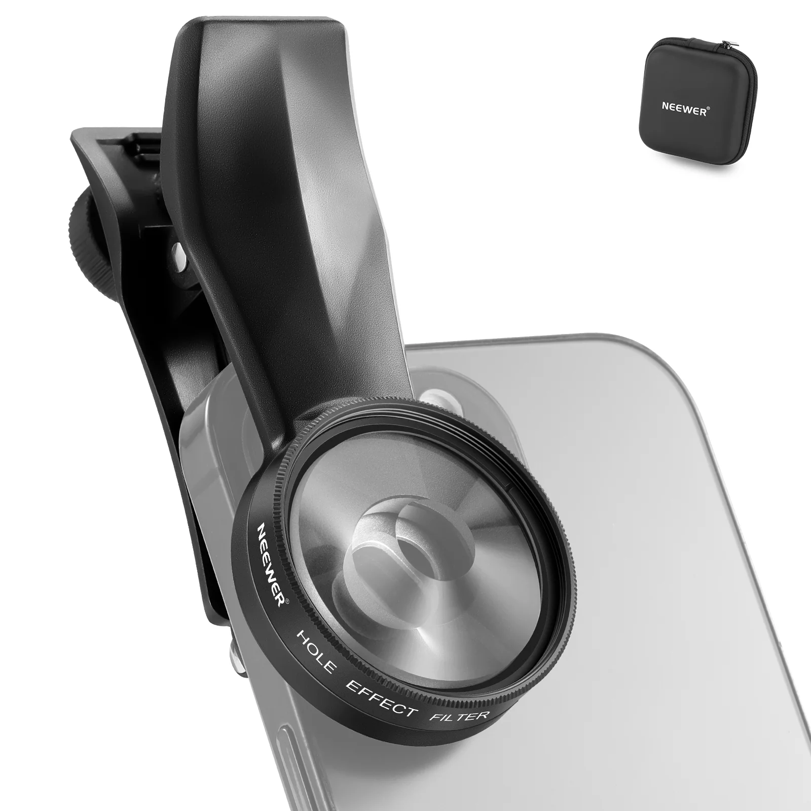 NEEWER FL-100 37mm Spiral Halo Prism Filter mit Handy Clip