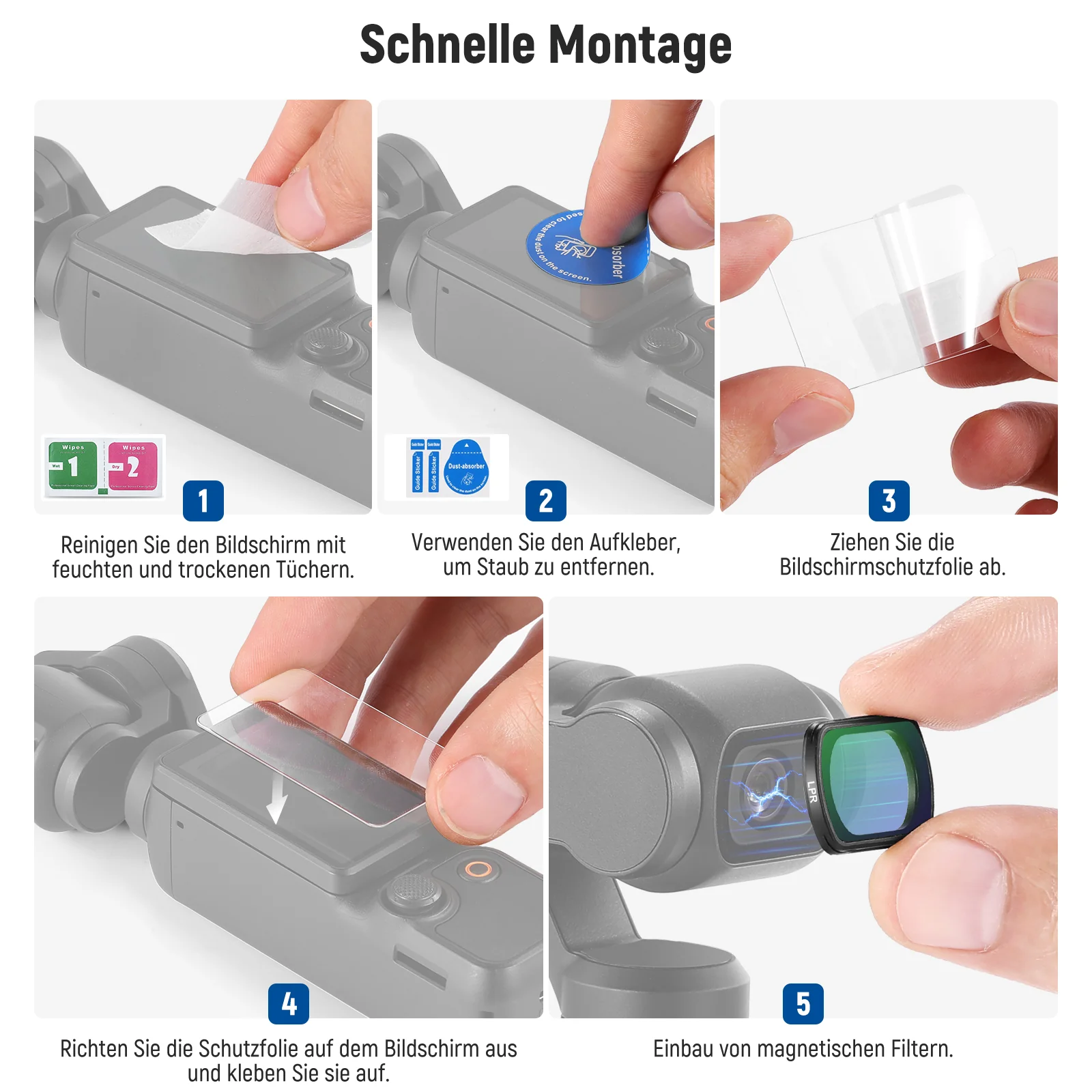 NEEWER FL-63 LPR Filter für DJI Osmo Pocket 3 / Pocket 4 & Xtra Muse - Image 8