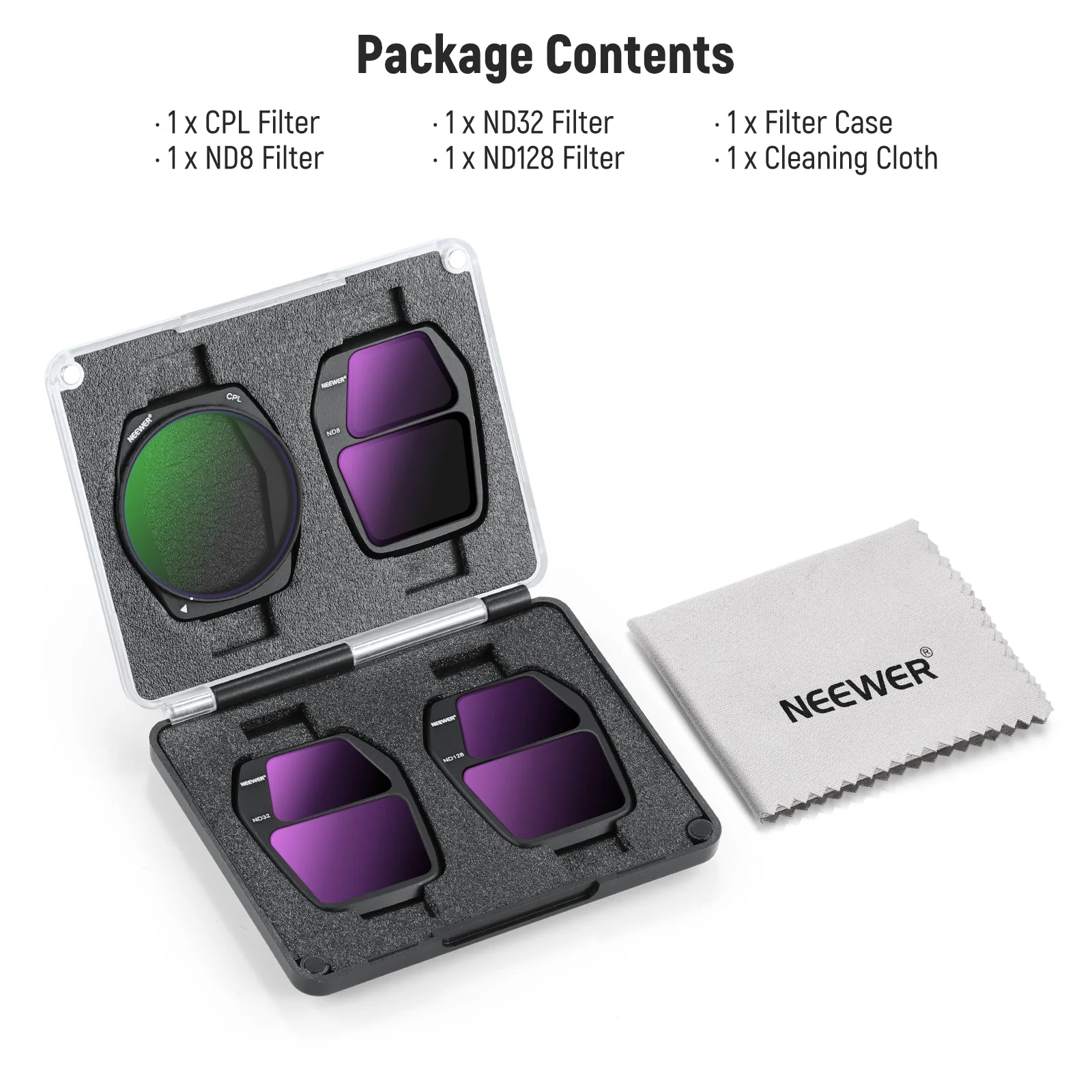 NEEWER FL-A85/FL-A86 ND CPL Filter Set Kompatibel mit DJI Air 3S - Image 12