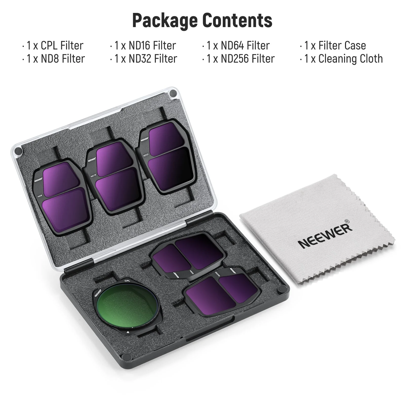 NEEWER FL-A85/FL-A86 ND CPL Filter Set Kompatibel mit DJI Air 3S - Image 13
