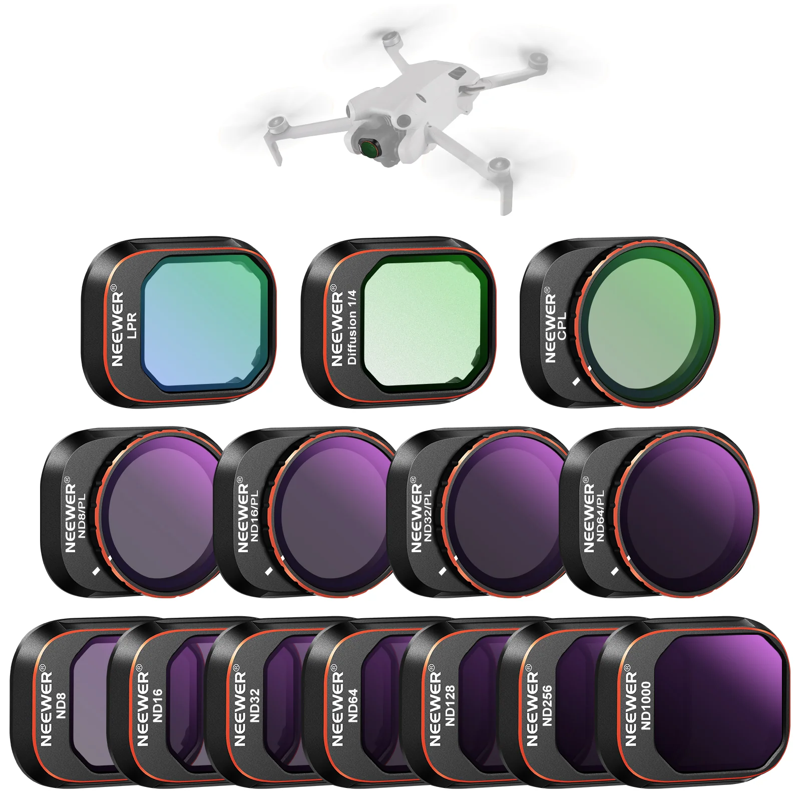 NEEWER FL-B05 14er Pack Filter Set für DJI Mini 4 Pro