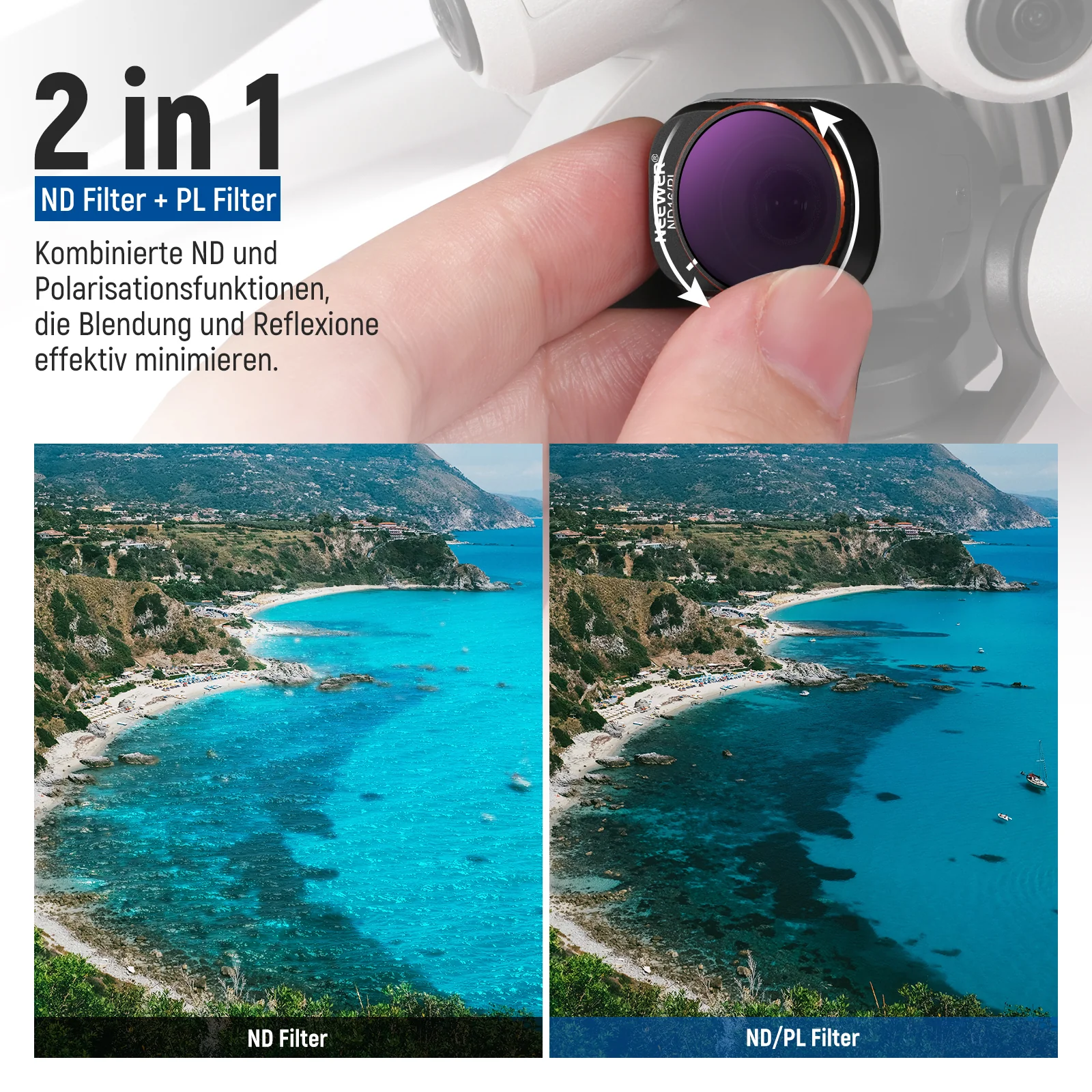 NEEWER FL-B05 14er Pack Filter Set für DJI Mini 4 Pro - Image 4