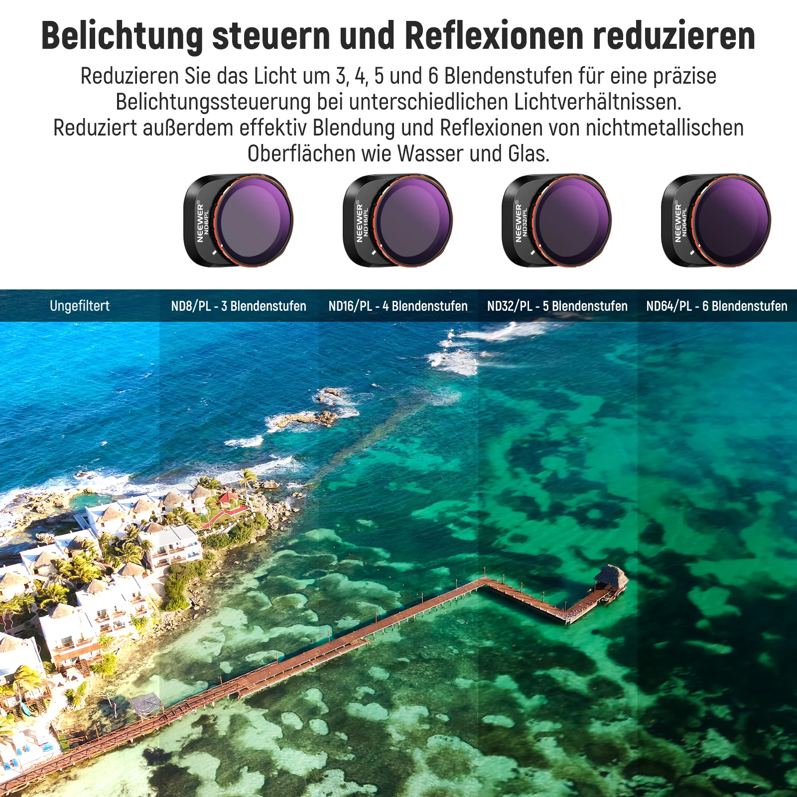 NEEWER FL-B05 14er Pack Filter Set für DJI Mini 4 Pro - Image 5