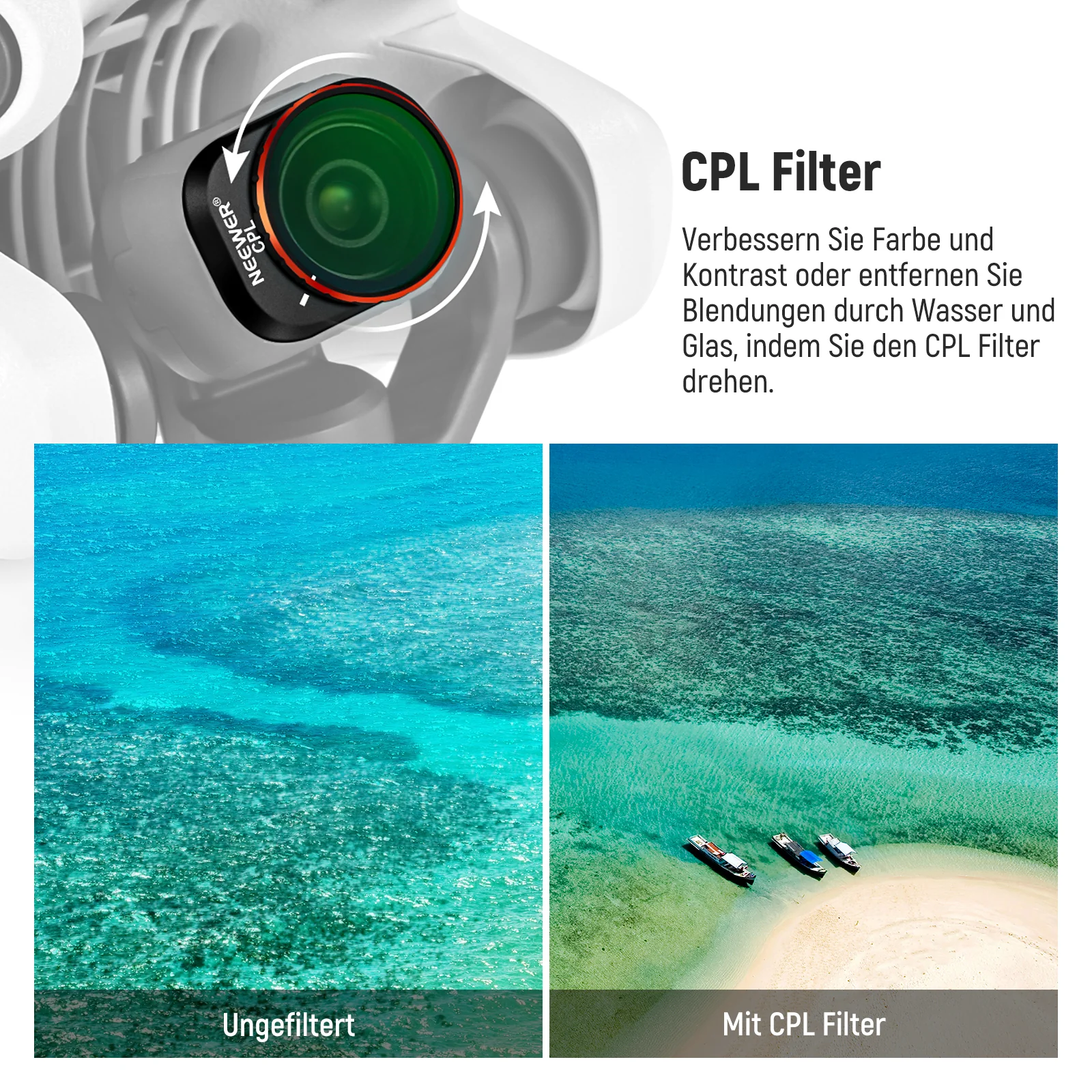 NEEWER FL-B05 14er Pack Filter Set für DJI Mini 4 Pro - Image 6