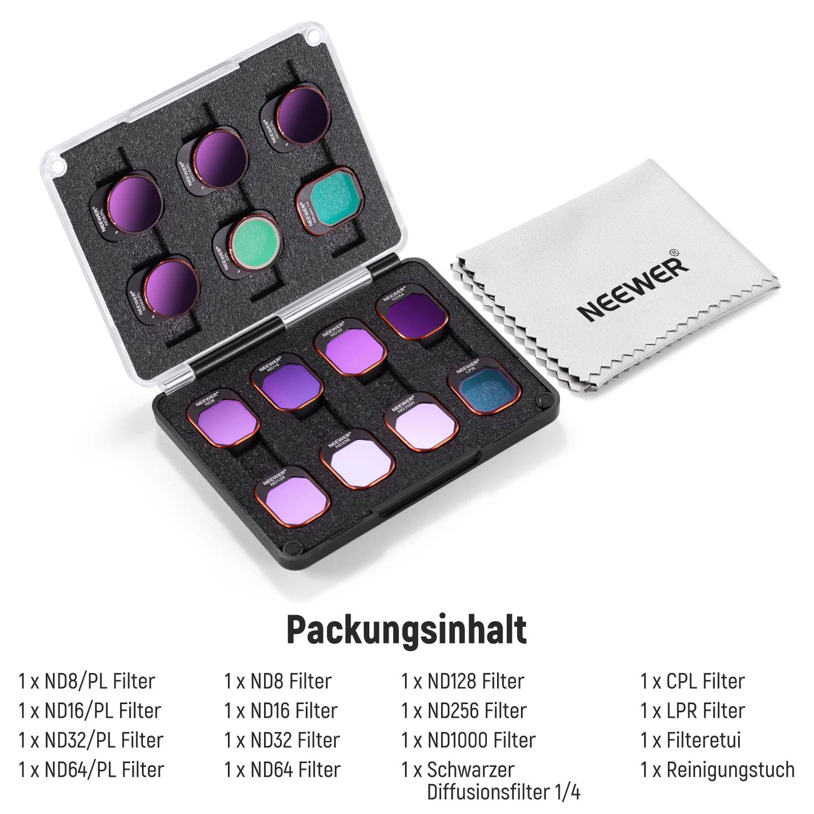 NEEWER FL-B05 14er Pack Filter Set für DJI Mini 4 Pro - Image 9