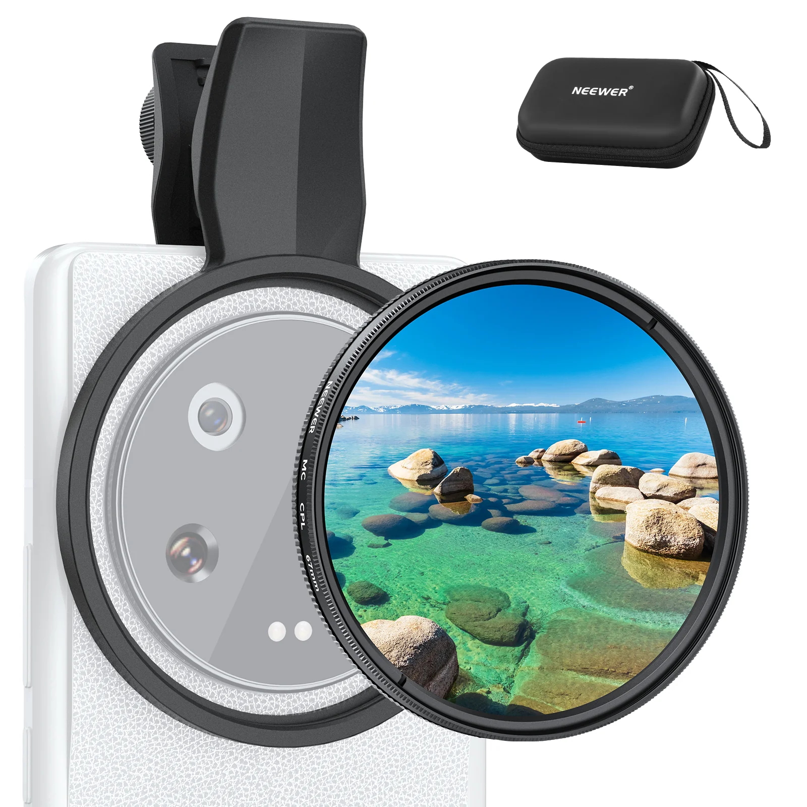 NEEWER FL-B23 67mm Clip On CPL Filter - Image 11