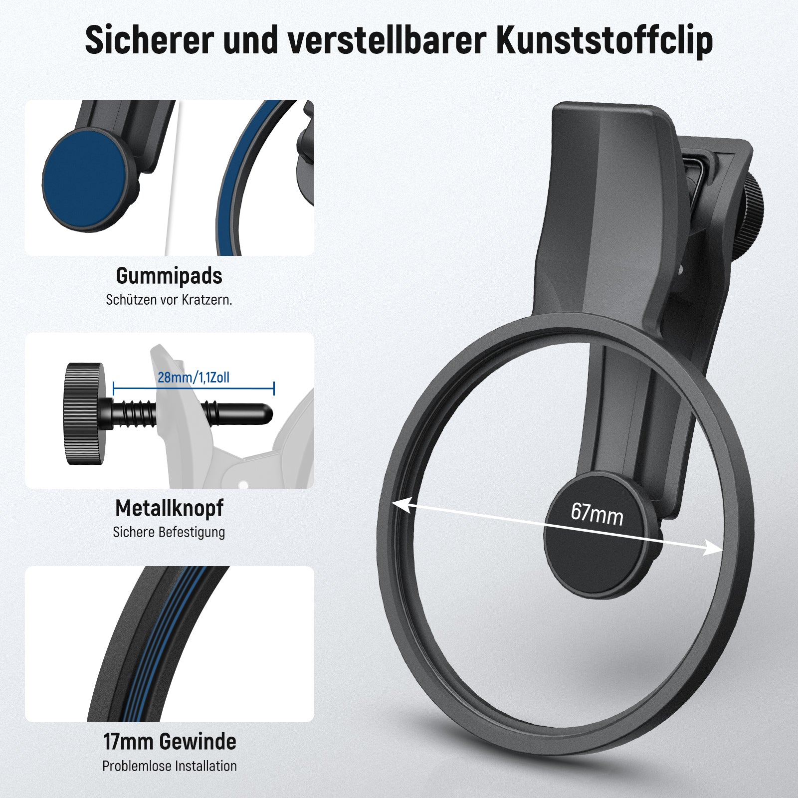 NEEWER FL-B23 67mm Clip On CPL Filter - Image 13