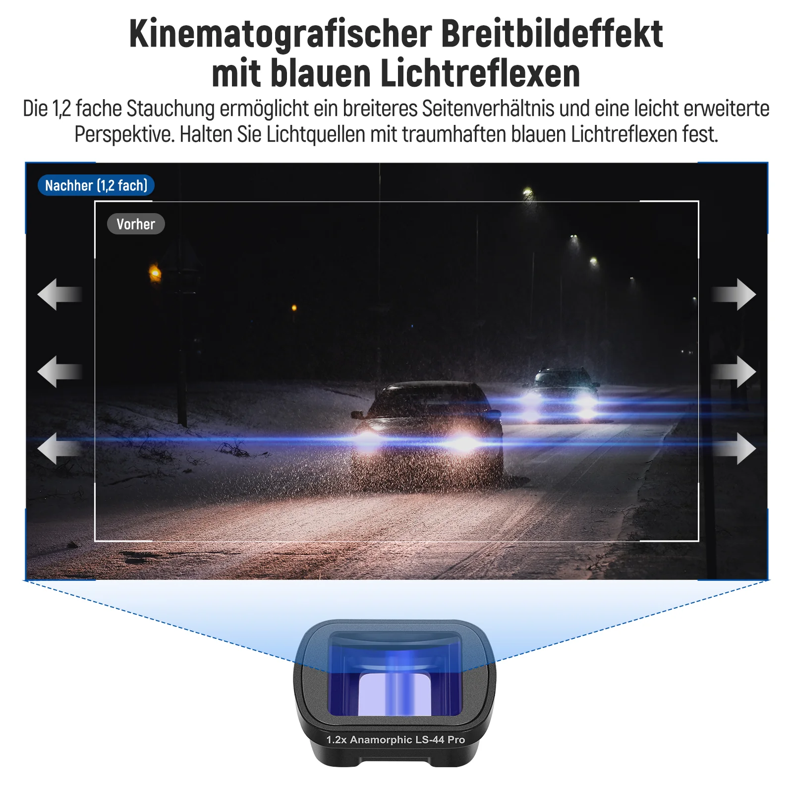 NEEWER FL-B27/FL-B28 Filter Set mit 0,75X Weitwinkelobjektiv für DJI Osmo Pocket 3/Pocket 4 & Xtra Muse - Image 5
