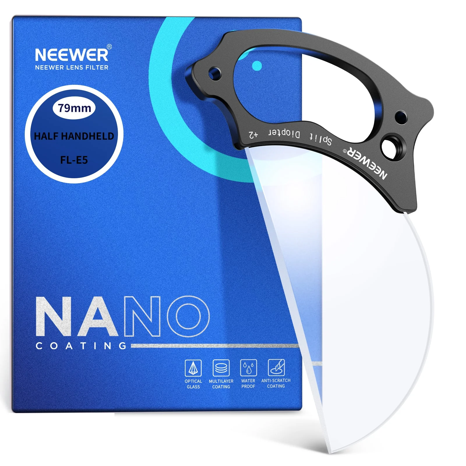 NEEWER FL-E5 79mm Filter mit geteiltem Dioptrieneffekt