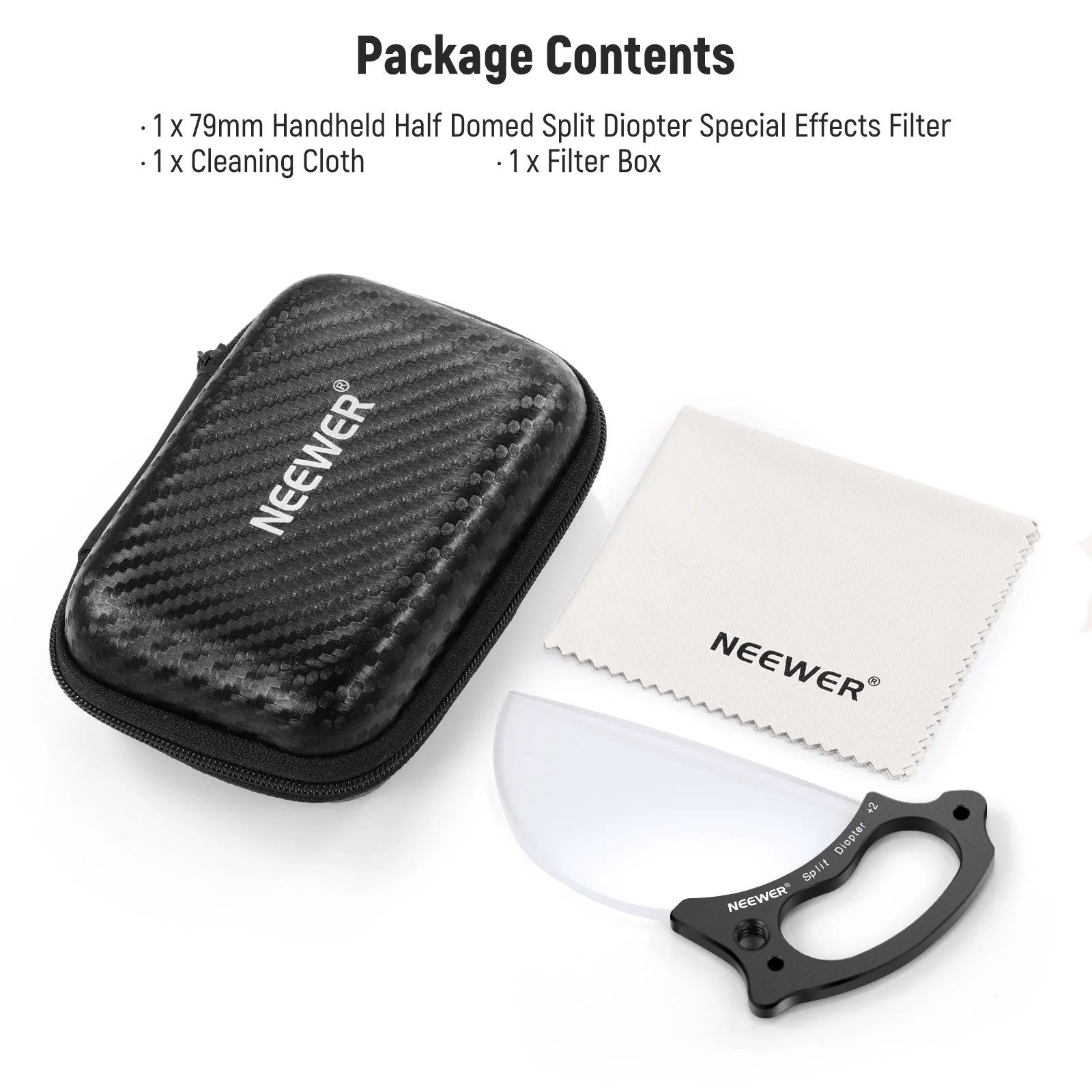 NEEWER FL-E5 79mm Filter mit geteiltem Dioptrieneffekt - Image 9