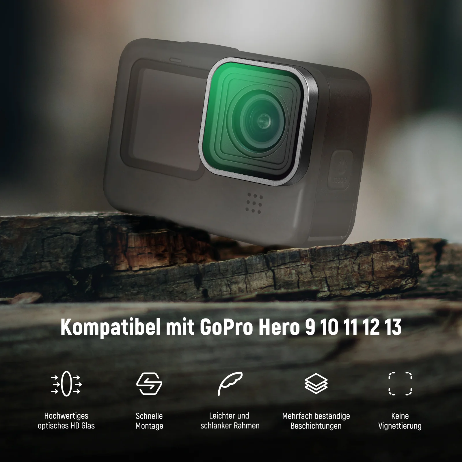 NEEWER FL-GP24 ND Filter Set mit 15X Vergrößerungslinse für GoPro Hero 13 12 11 10 9 - Image 3