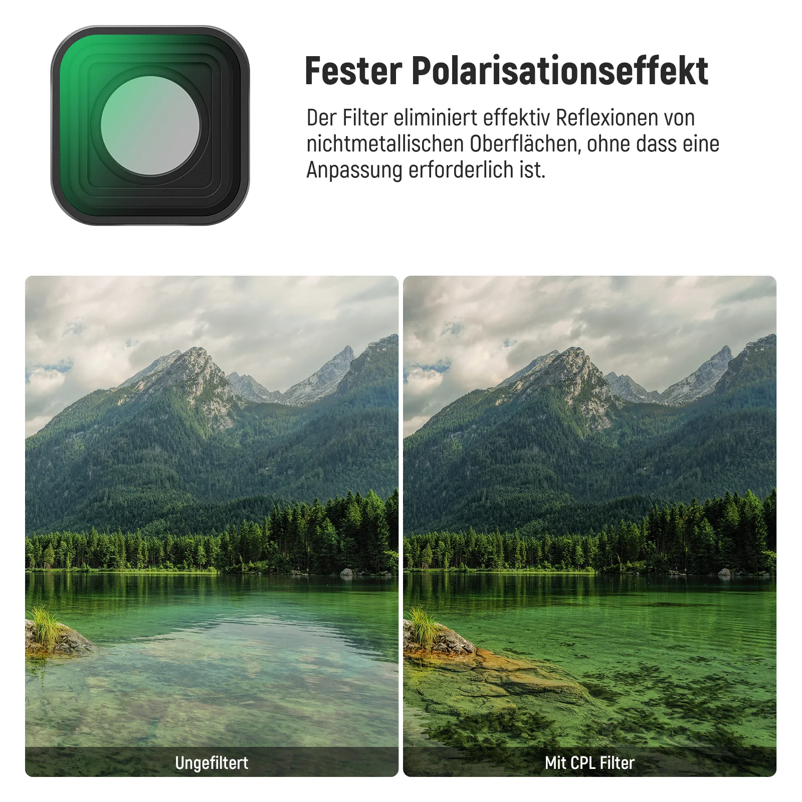 NEEWER FL-GP24 ND Filter Set mit 15X Vergrößerungslinse für GoPro Hero 13 12 11 10 9 - Image 6