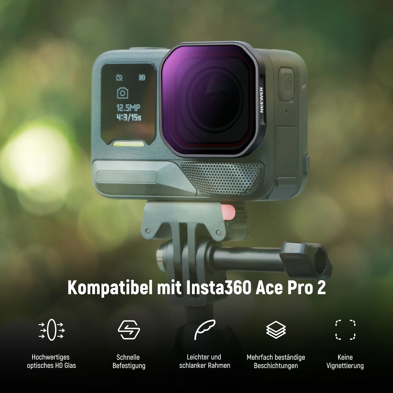 NEEWER PL/ND Filter Set kompatibel mit Insta360 Ace Pro 2 - Image 2