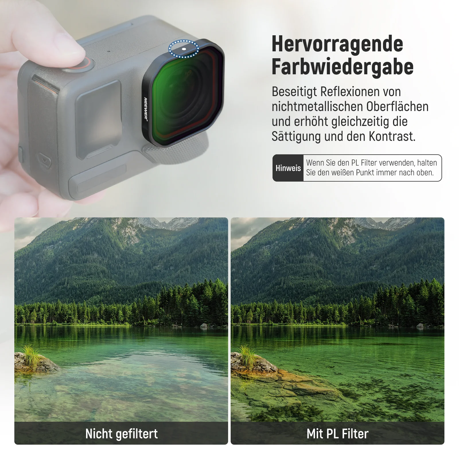 NEEWER PL/ND Filter Set kompatibel mit Insta360 Ace Pro 2 - Image 3