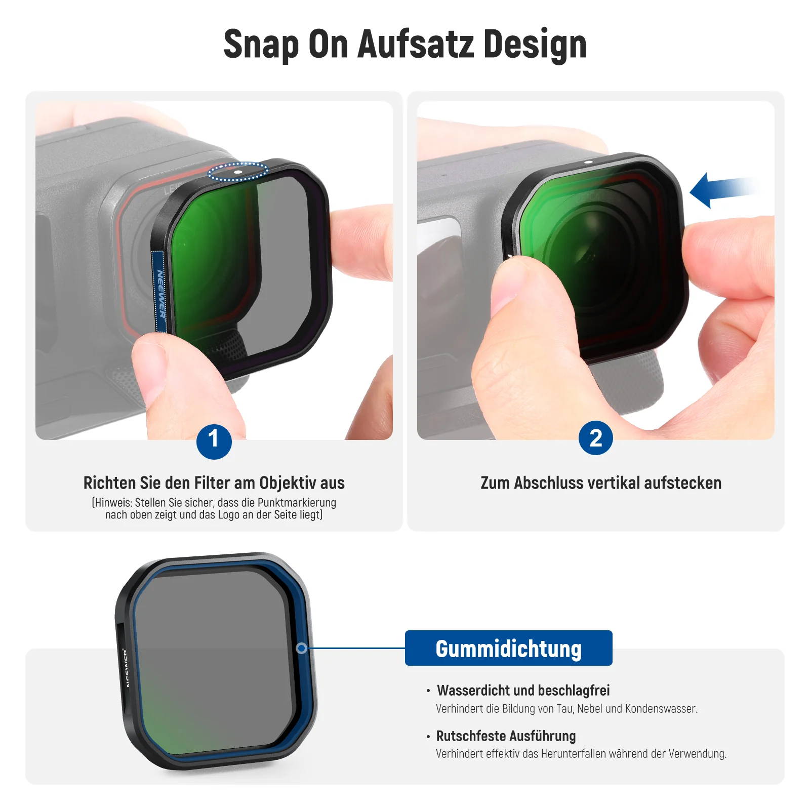 NEEWER PL/ND Filter Set kompatibel mit Insta360 Ace Pro 2 - Image 7