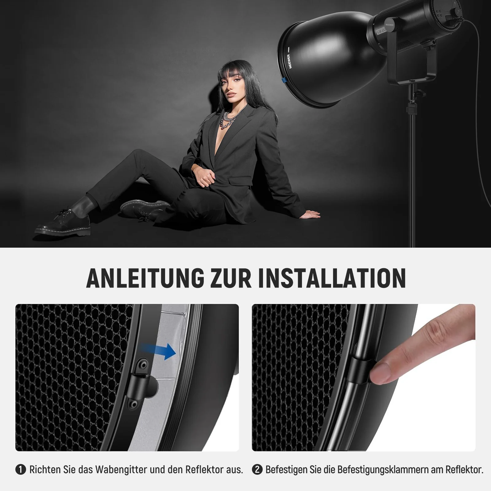 NEEWER FR30 11.6"/29.5cm Tiefenfokus Reflektor - Image 6