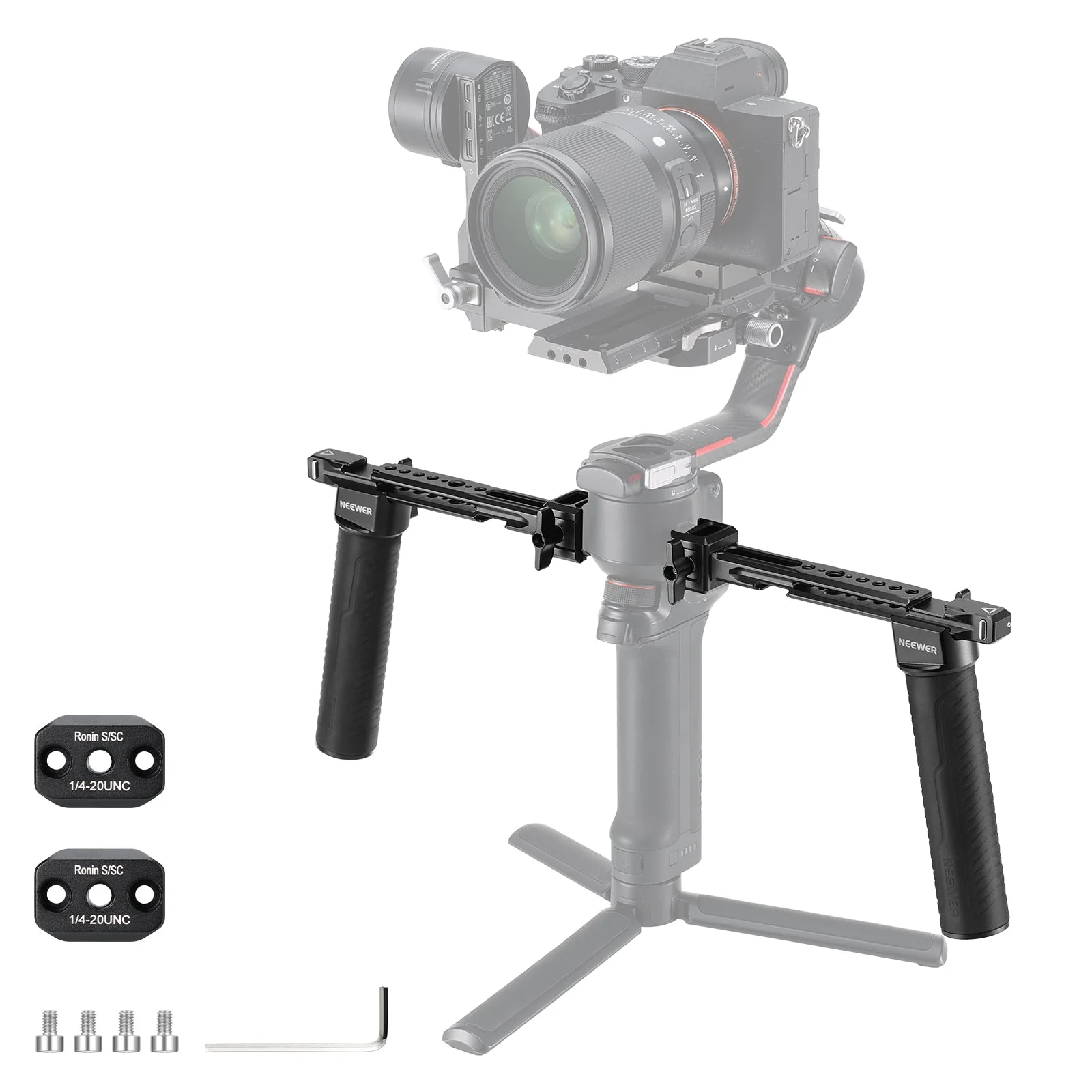 NEEWER GA006 Dual Handgriff für DJI Gimbals