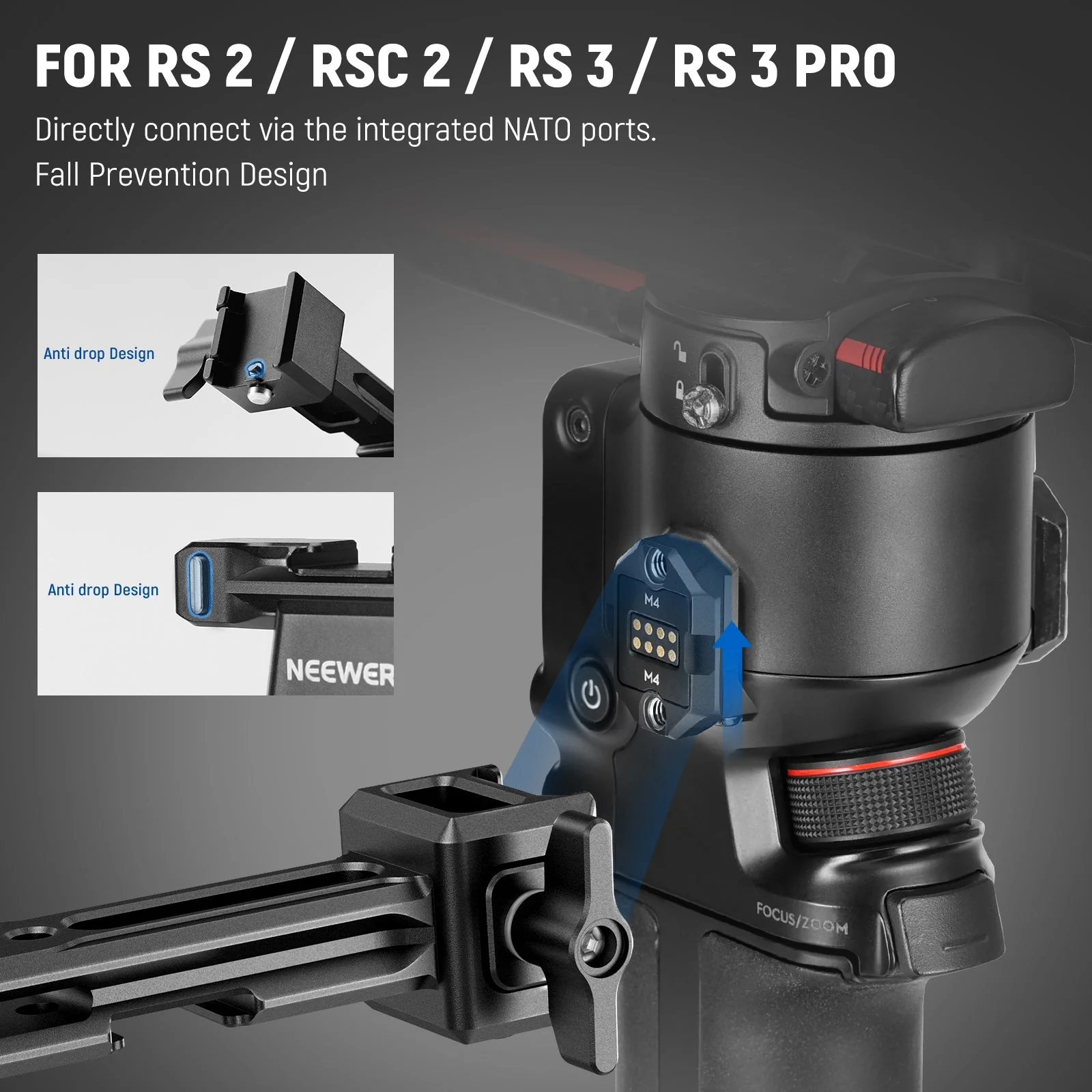 NEEWER GA006 Dual Handgriff für DJI Gimbals - Image 3